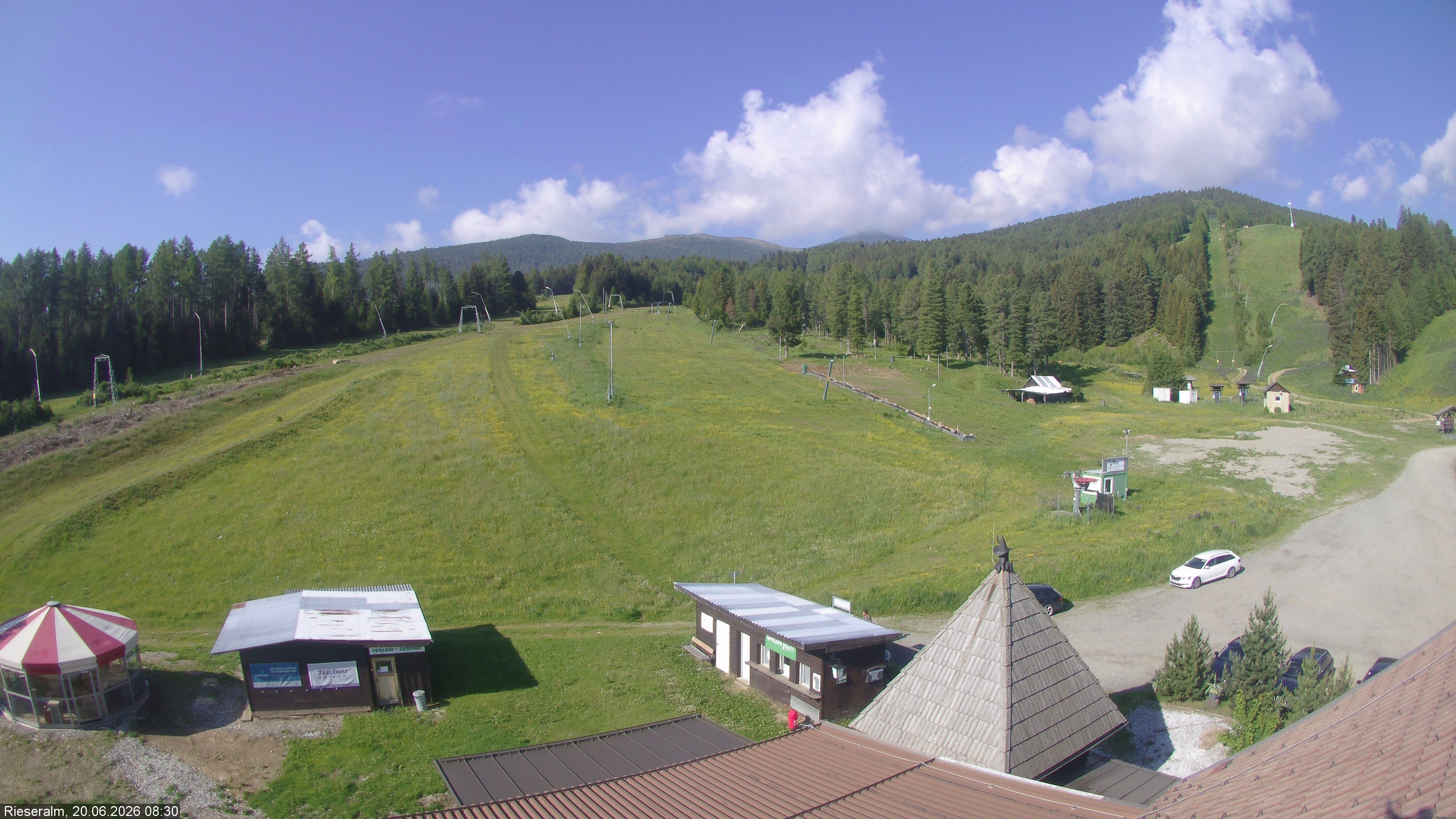Archiv Foto Webcam Rieseralm im Zirbenland