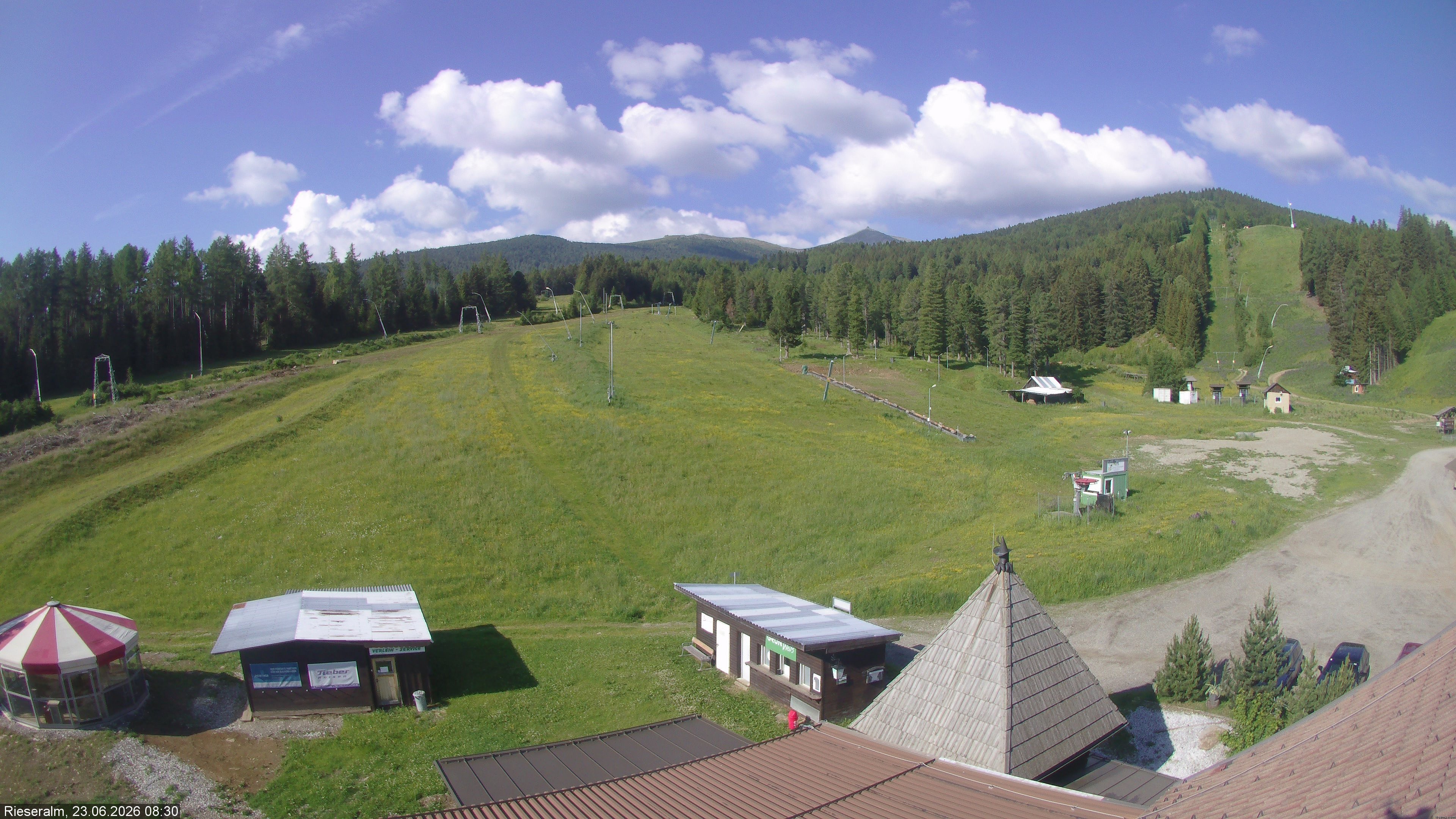 Archiv Foto Webcam Rieseralm im Zirbenland