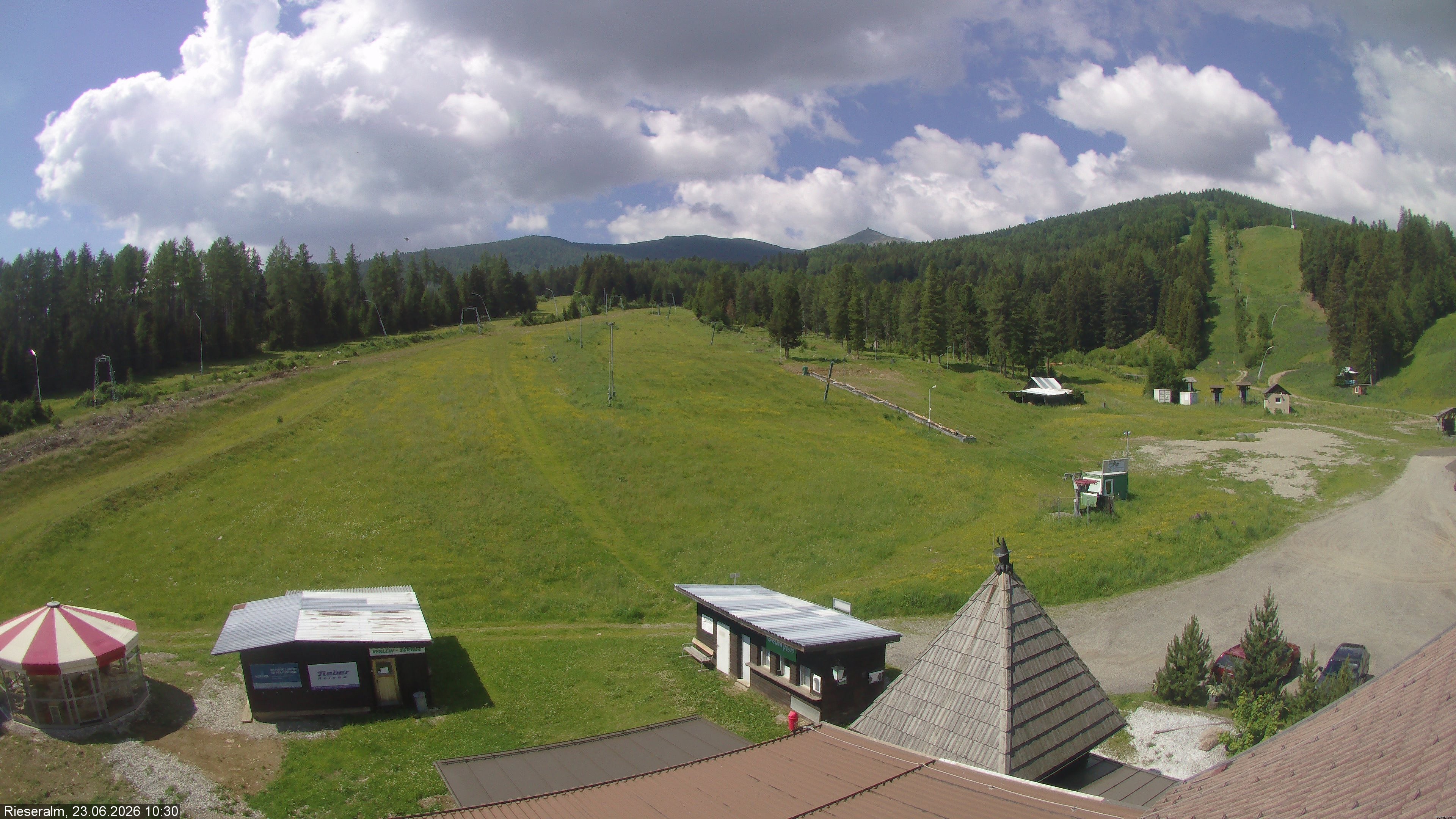Archiv Foto Webcam Rieseralm im Zirbenland