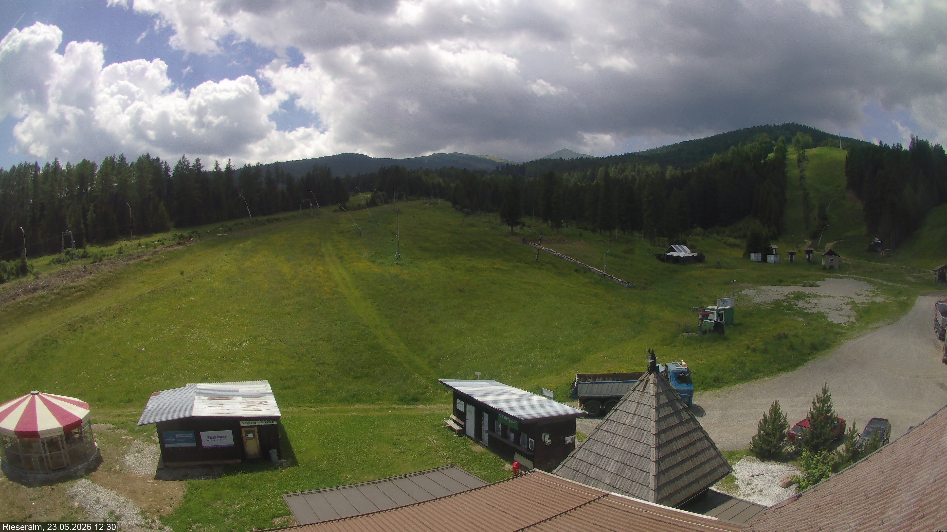 Archiv Foto Webcam Rieseralm im Zirbenland