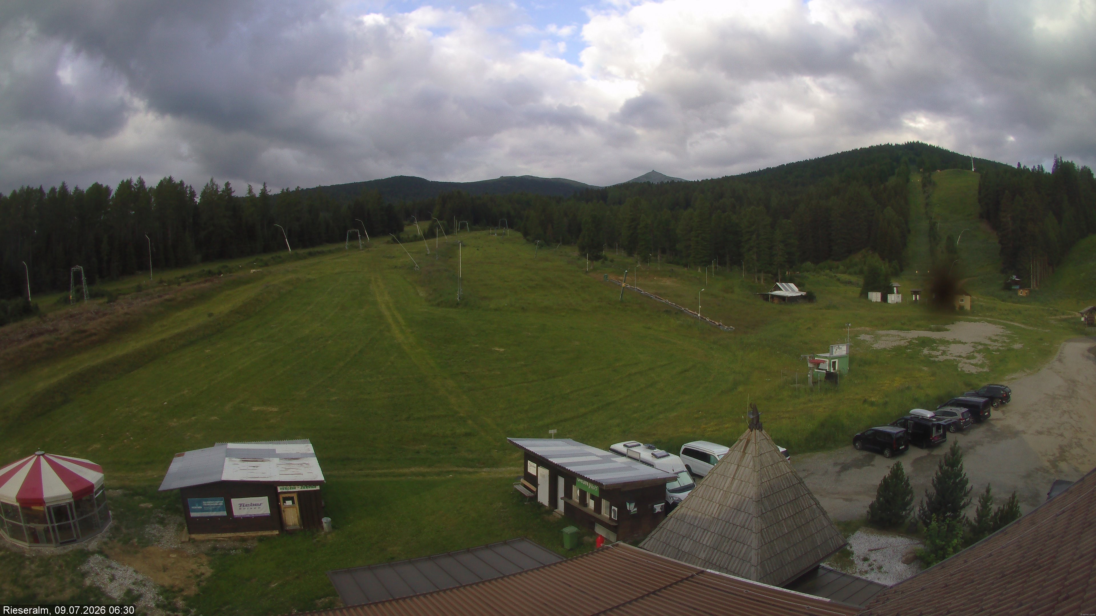 Archiv Foto Webcam Rieseralm im Zirbenland