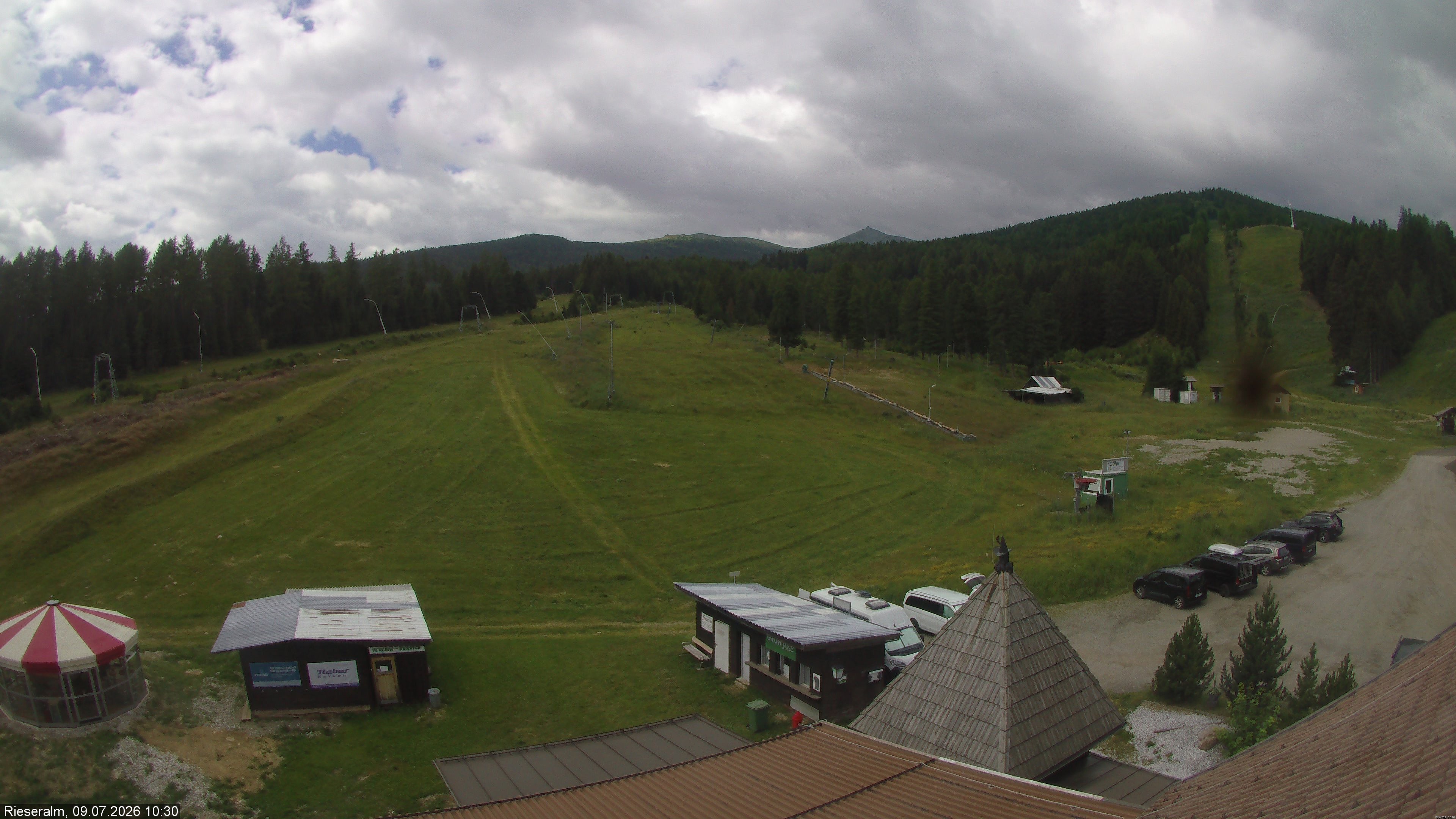 Archiv Foto Webcam Rieseralm im Zirbenland