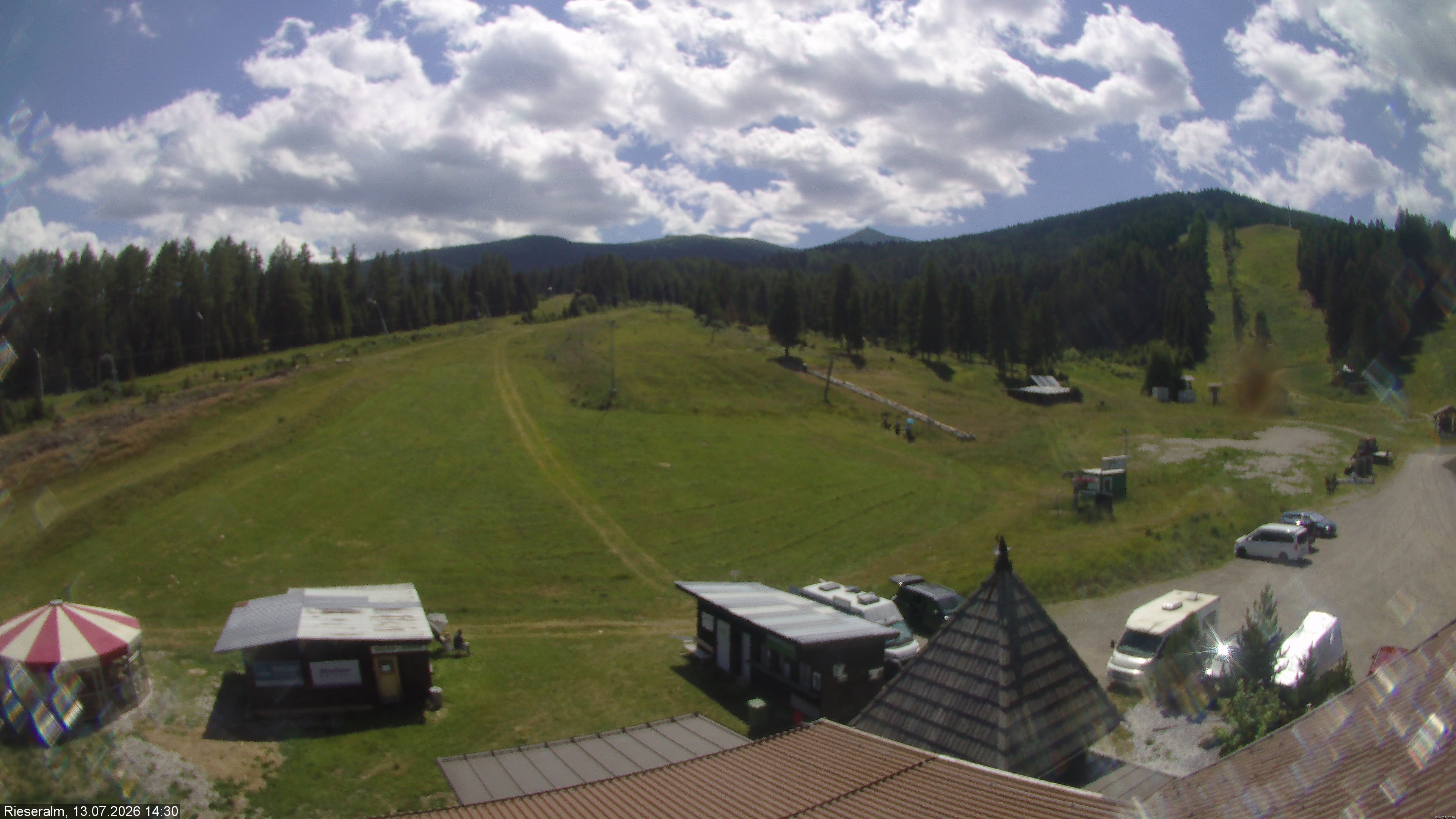 Archiv Foto Webcam Rieseralm im Zirbenland