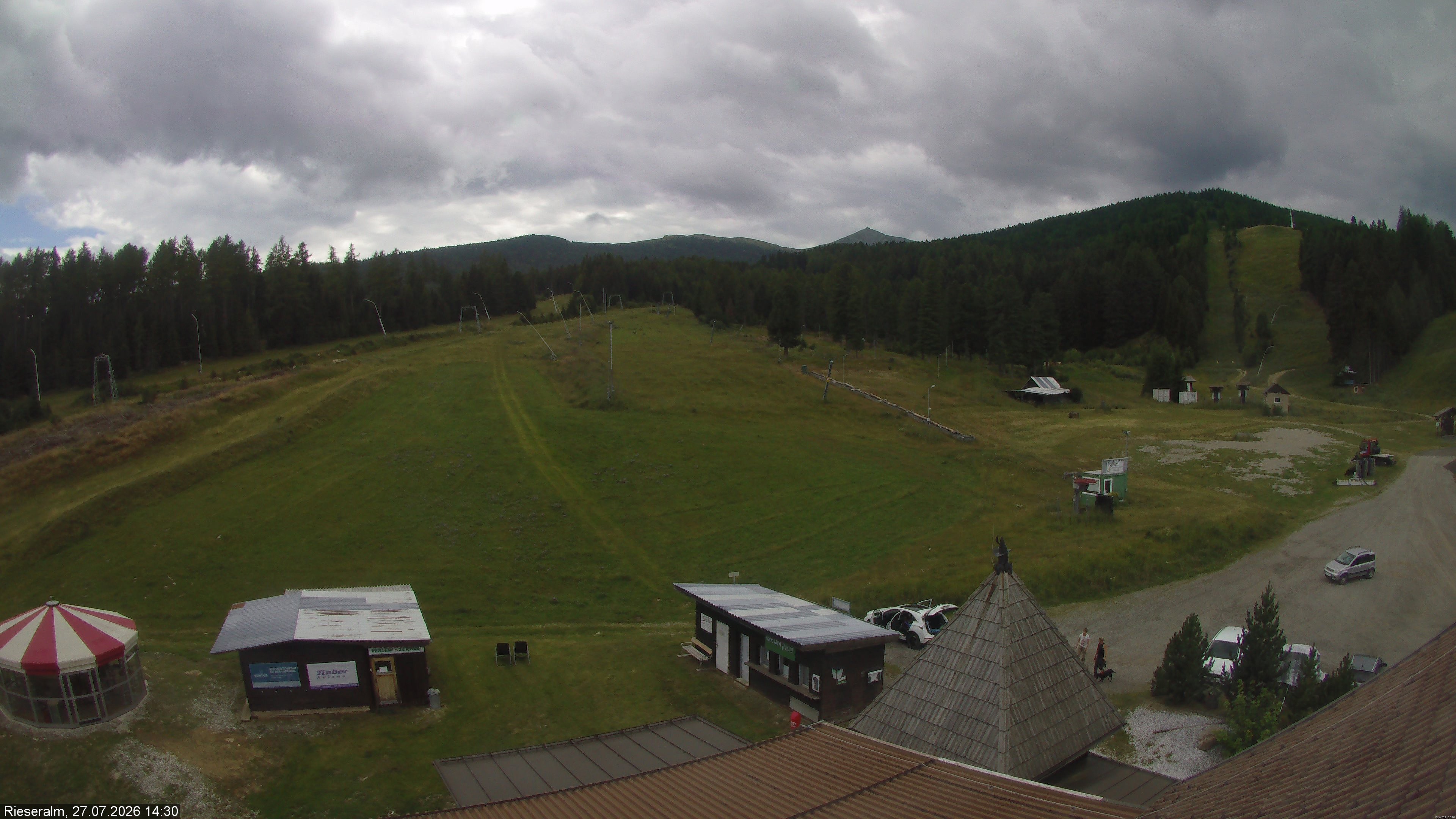 Archiv Foto Webcam Rieseralm im Zirbenland