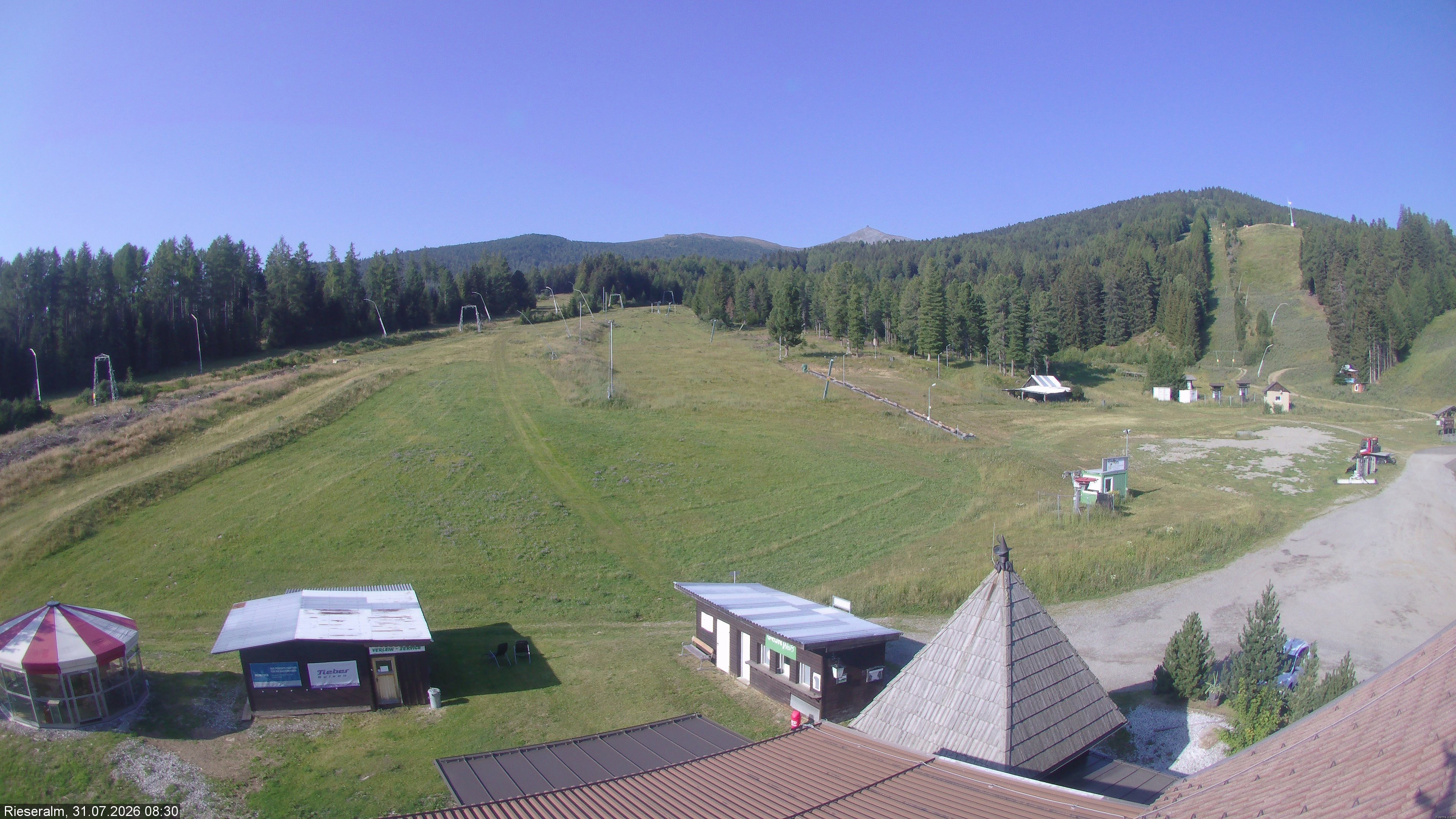 Archiv Foto Webcam Rieseralm im Zirbenland