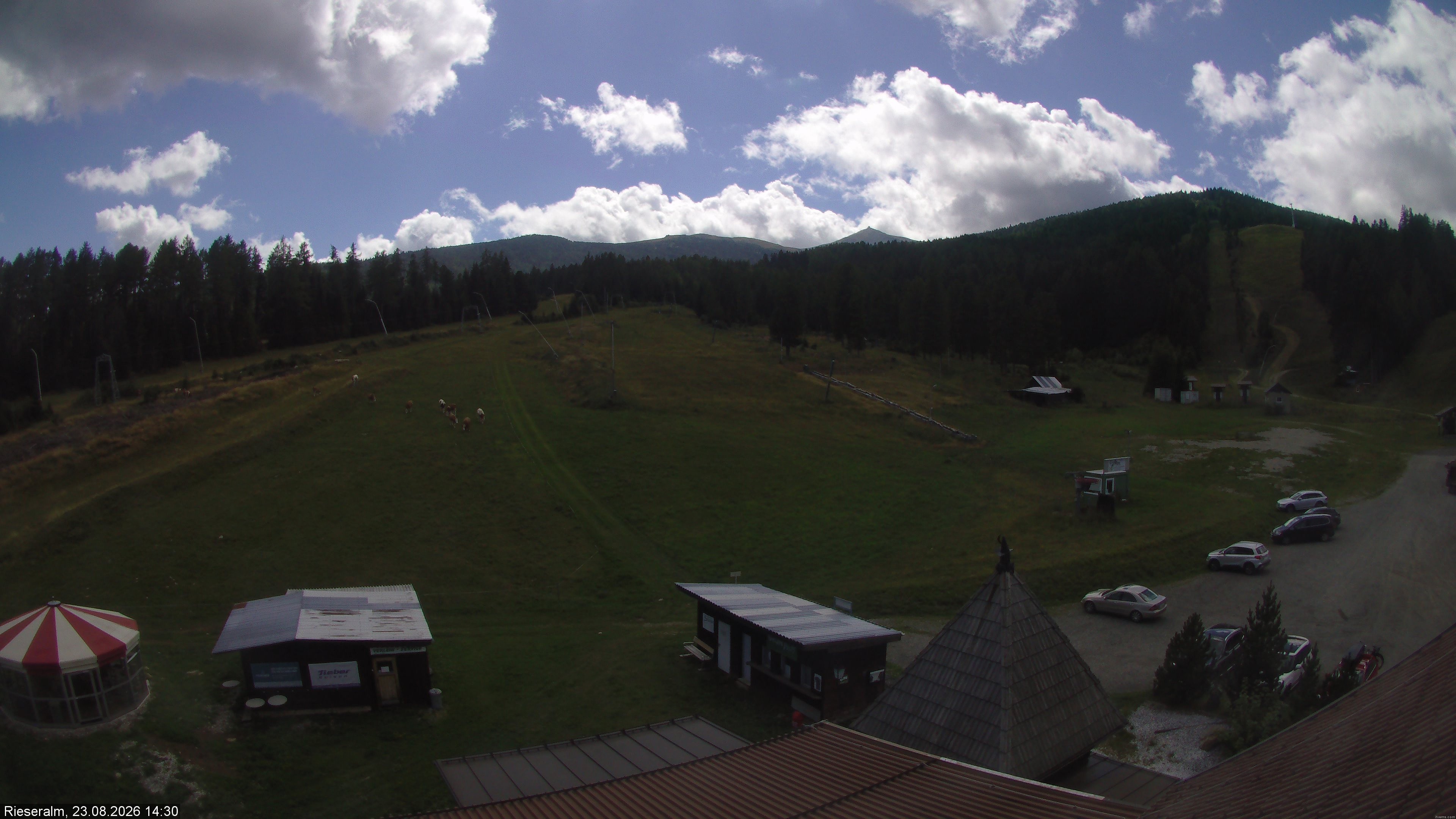 Archiv Foto Webcam Rieseralm im Zirbenland