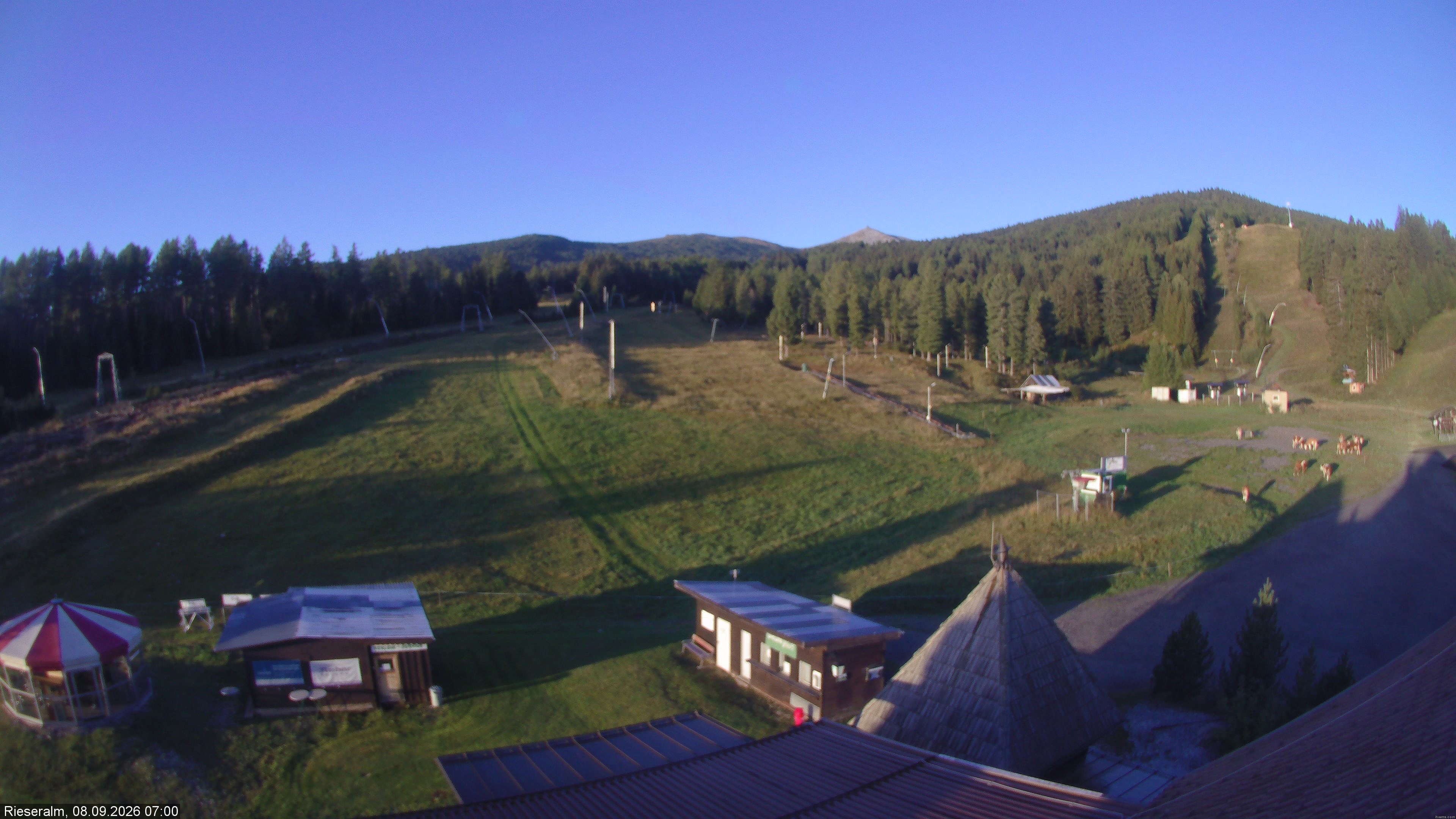 Archiv Foto Webcam Rieseralm im Zirbenland