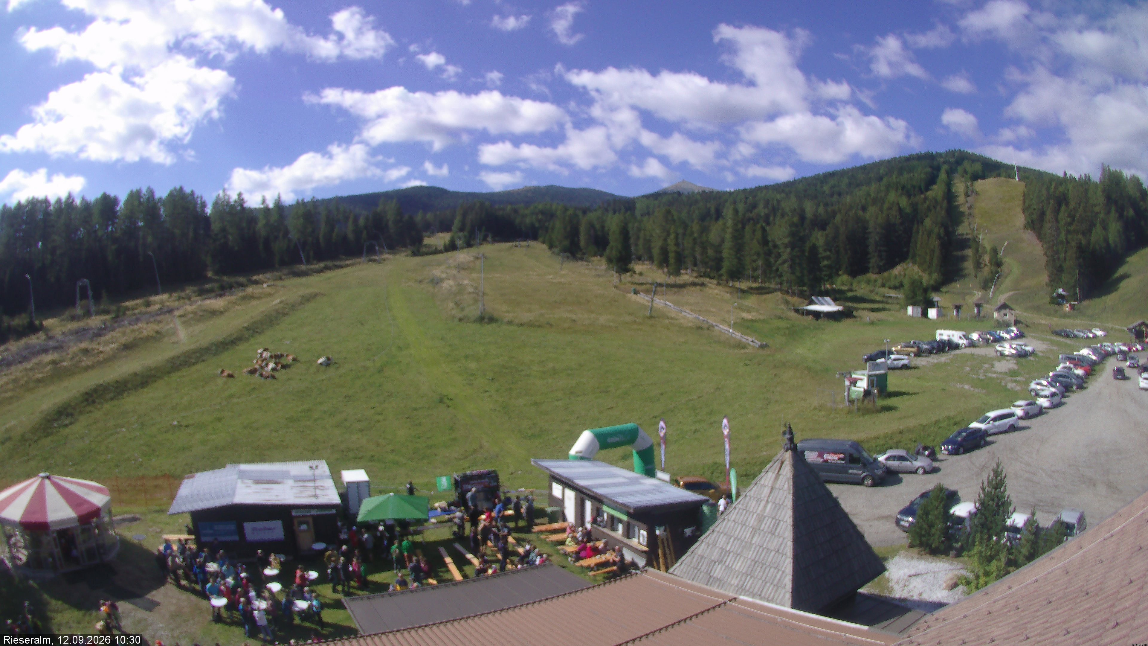 Archiv Foto Webcam Rieseralm im Zirbenland