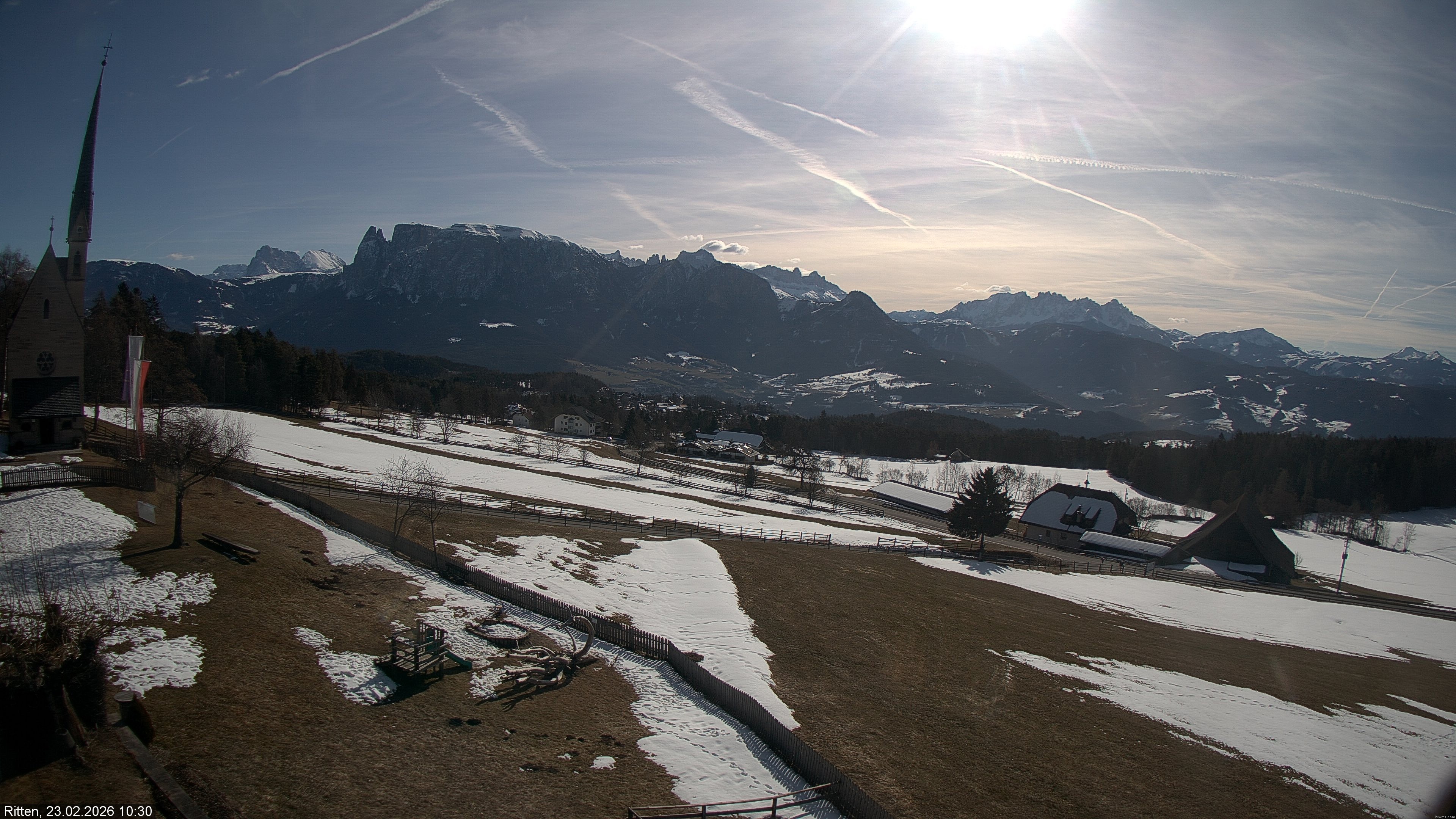 Archiv Foto Webcam Ritten bei Bozen, Südtirol