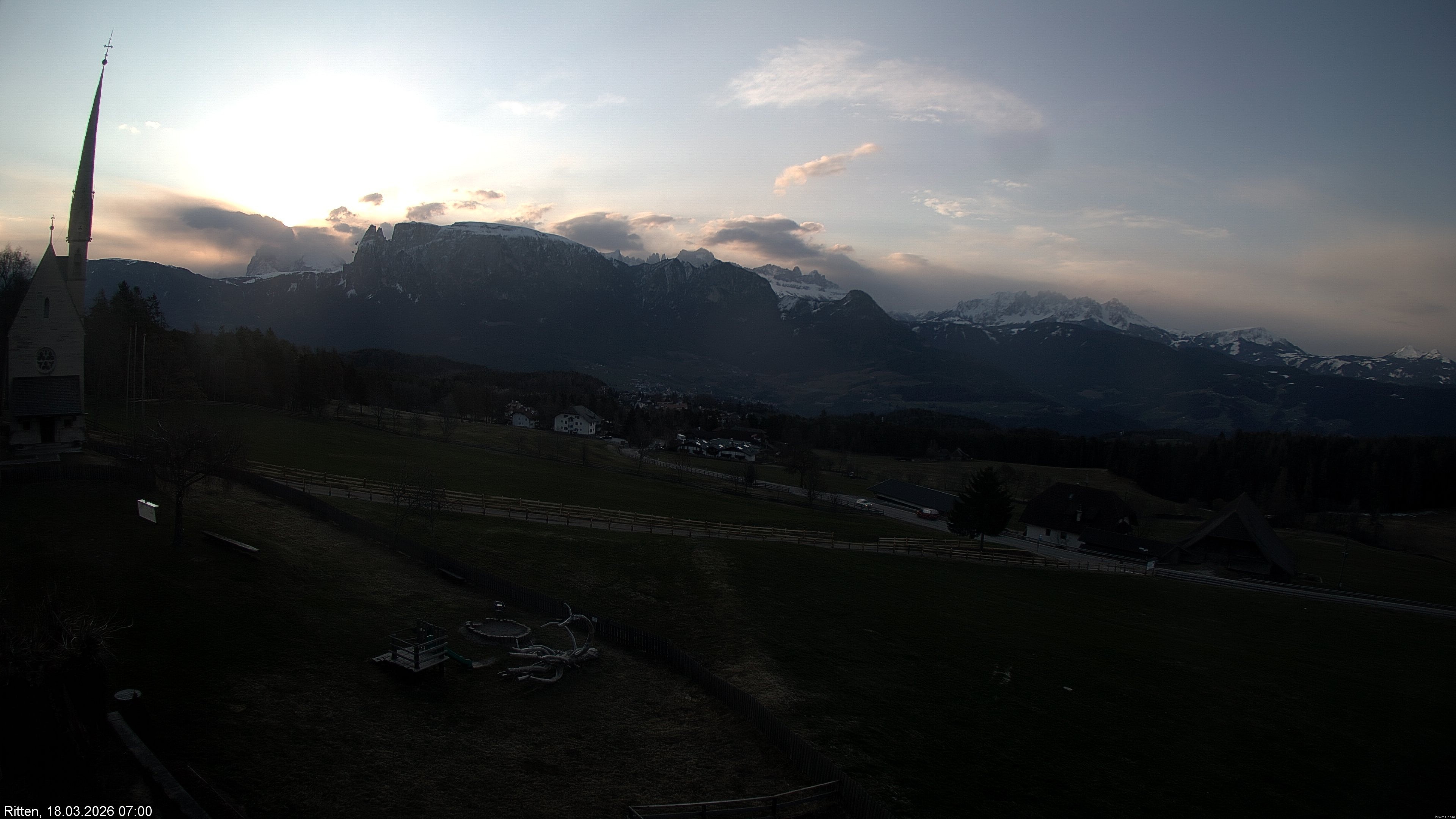 Archiv Foto Webcam Ritten bei Bozen, Südtirol