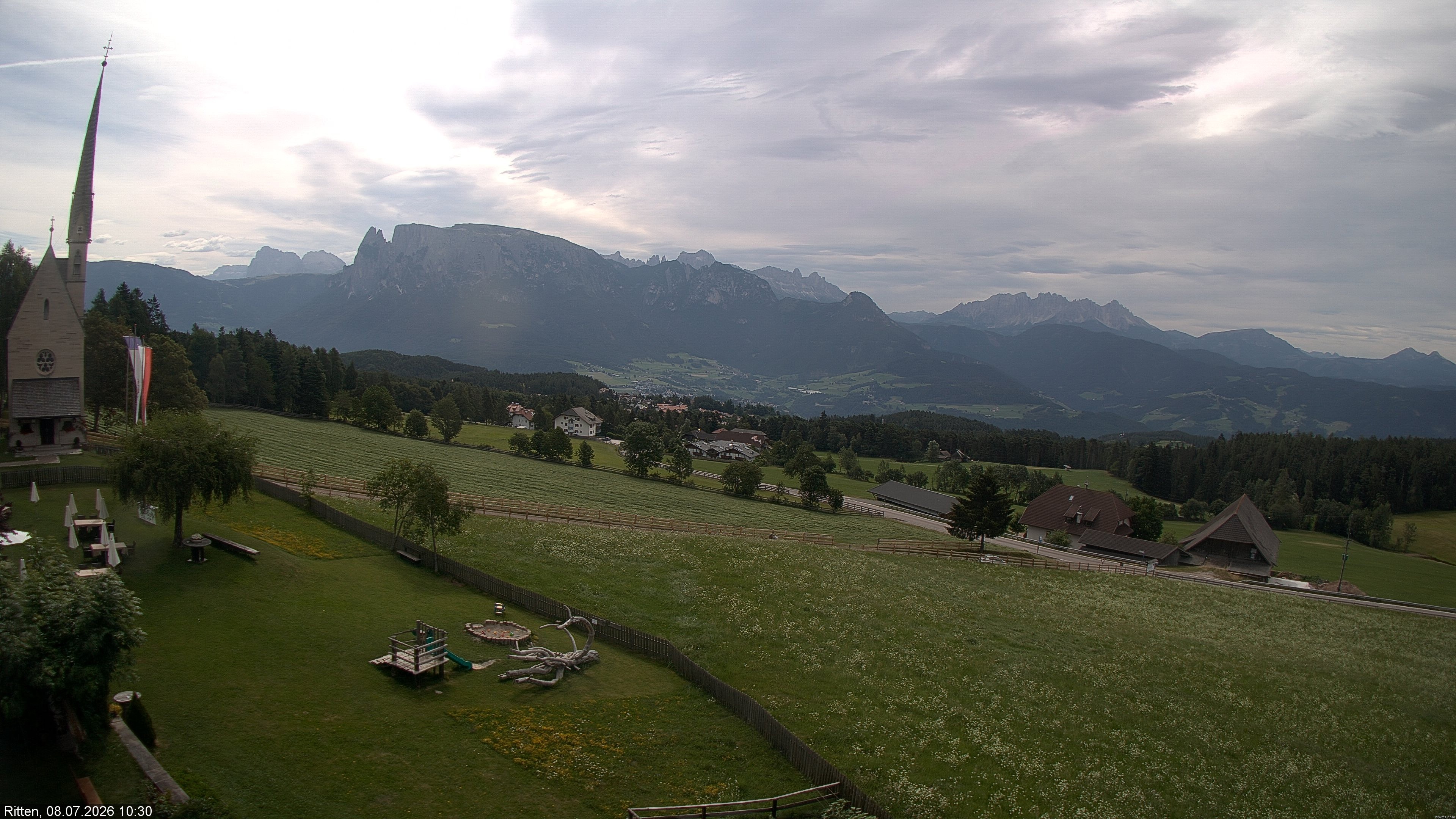 Archiv Foto Webcam Ritten bei Bozen, Südtirol