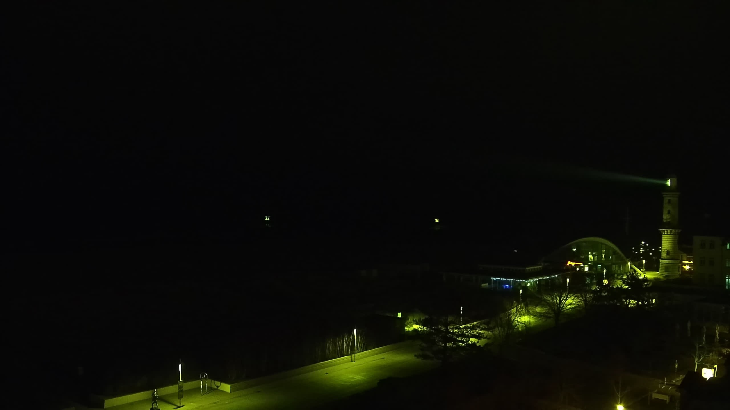 Archived image Webcam Warnemünde: Beach Hotel Hübner