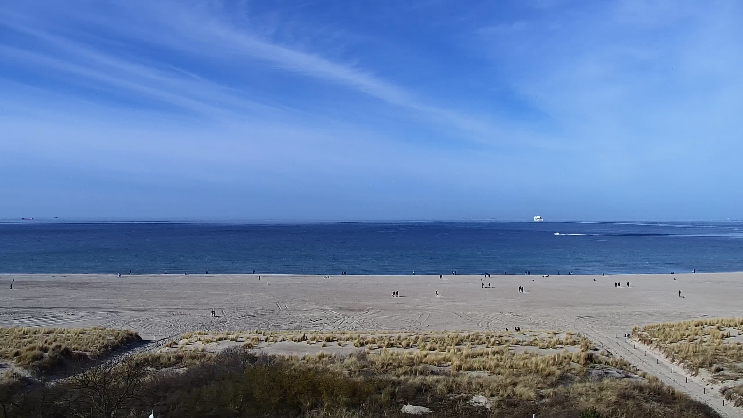 Archiv Foto Webcam Strand Warnemünde an der Ostsee