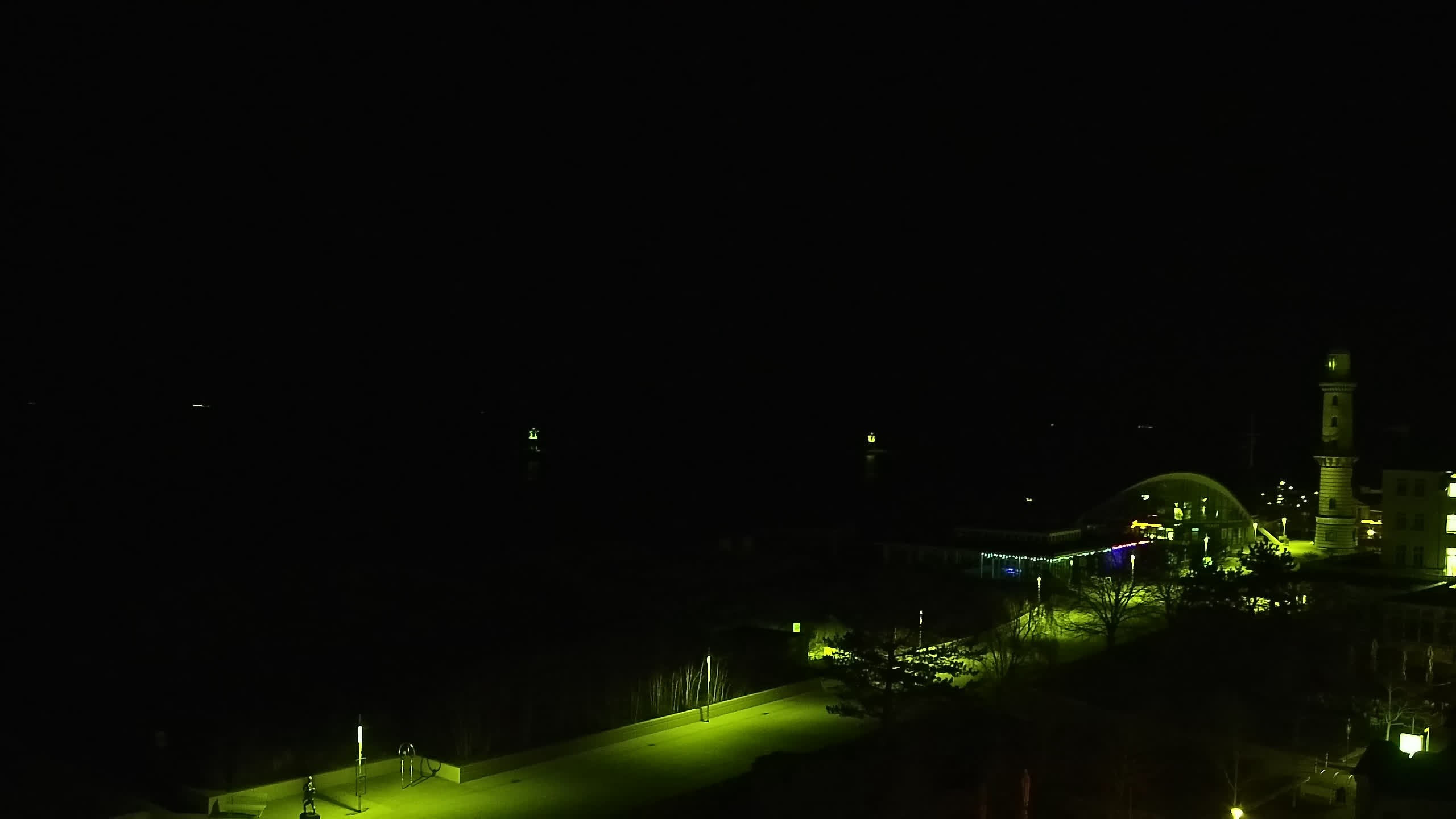 Archived image Webcam Warnemünde: Beach Hotel Hübner