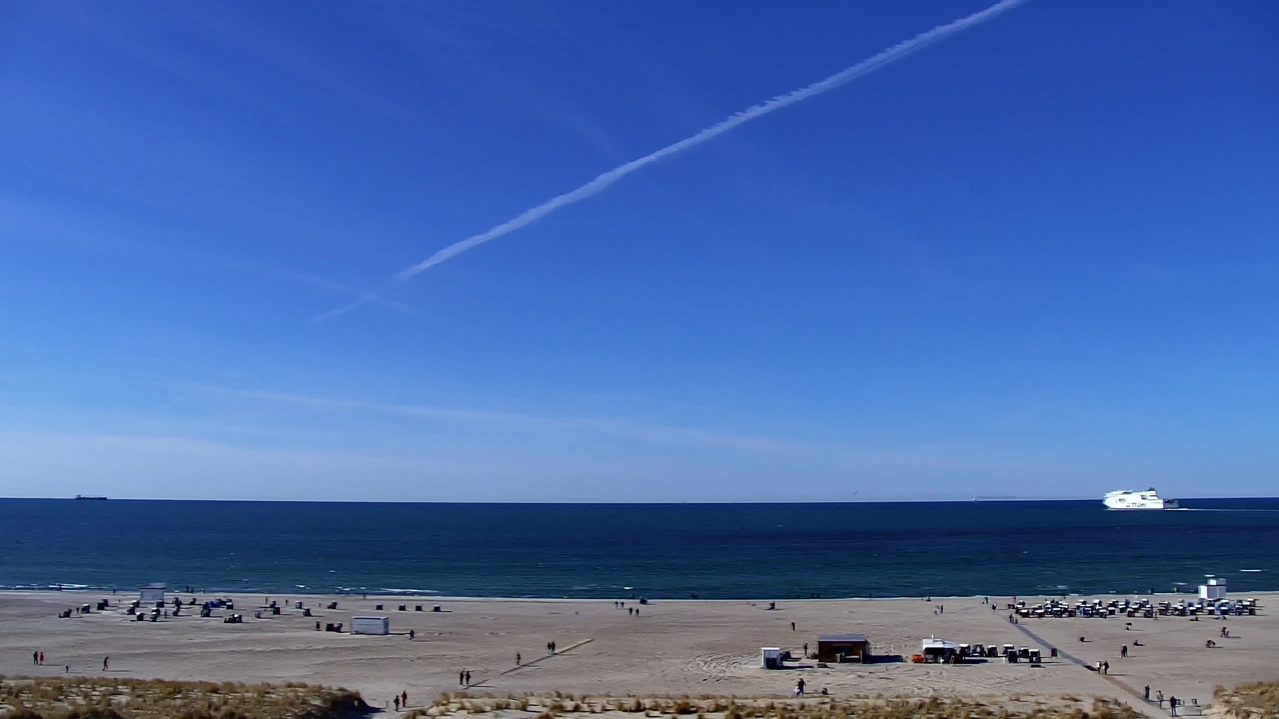 Archiv Foto Webcam Strand Warnemünde an der Ostsee