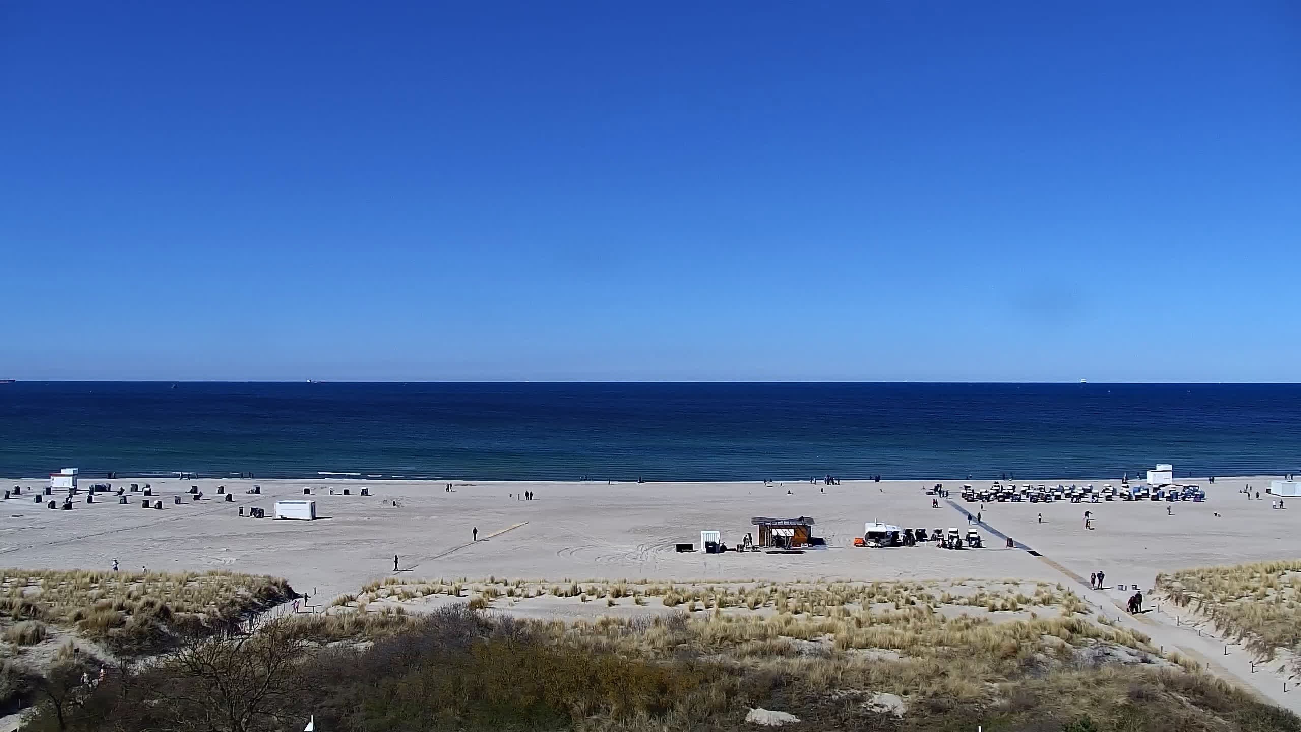 Archiv Foto Webcam Strand Warnemünde an der Ostsee