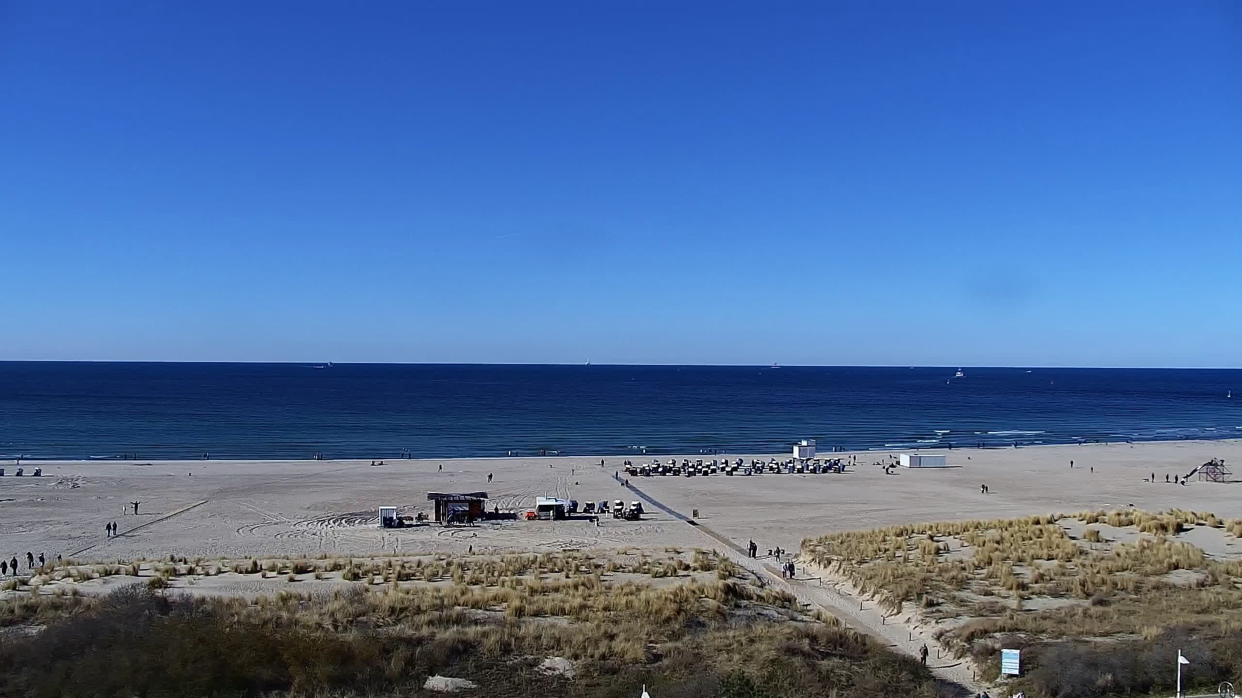 Archiv Foto Webcam Strand Warnemünde an der Ostsee