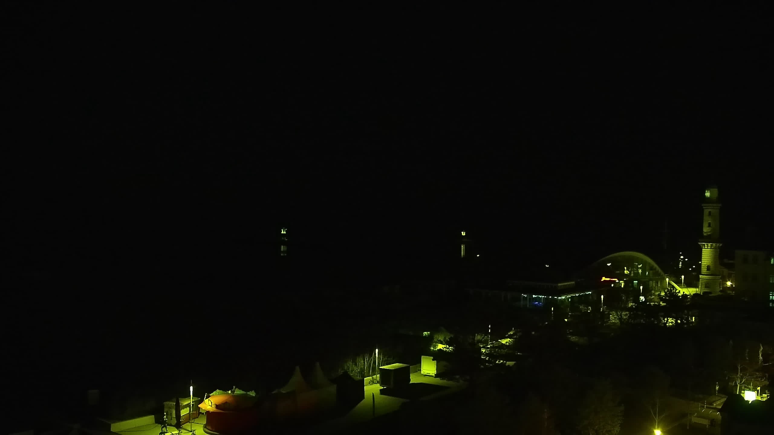 Archived image Webcam Warnemünde: Beach Hotel Hübner