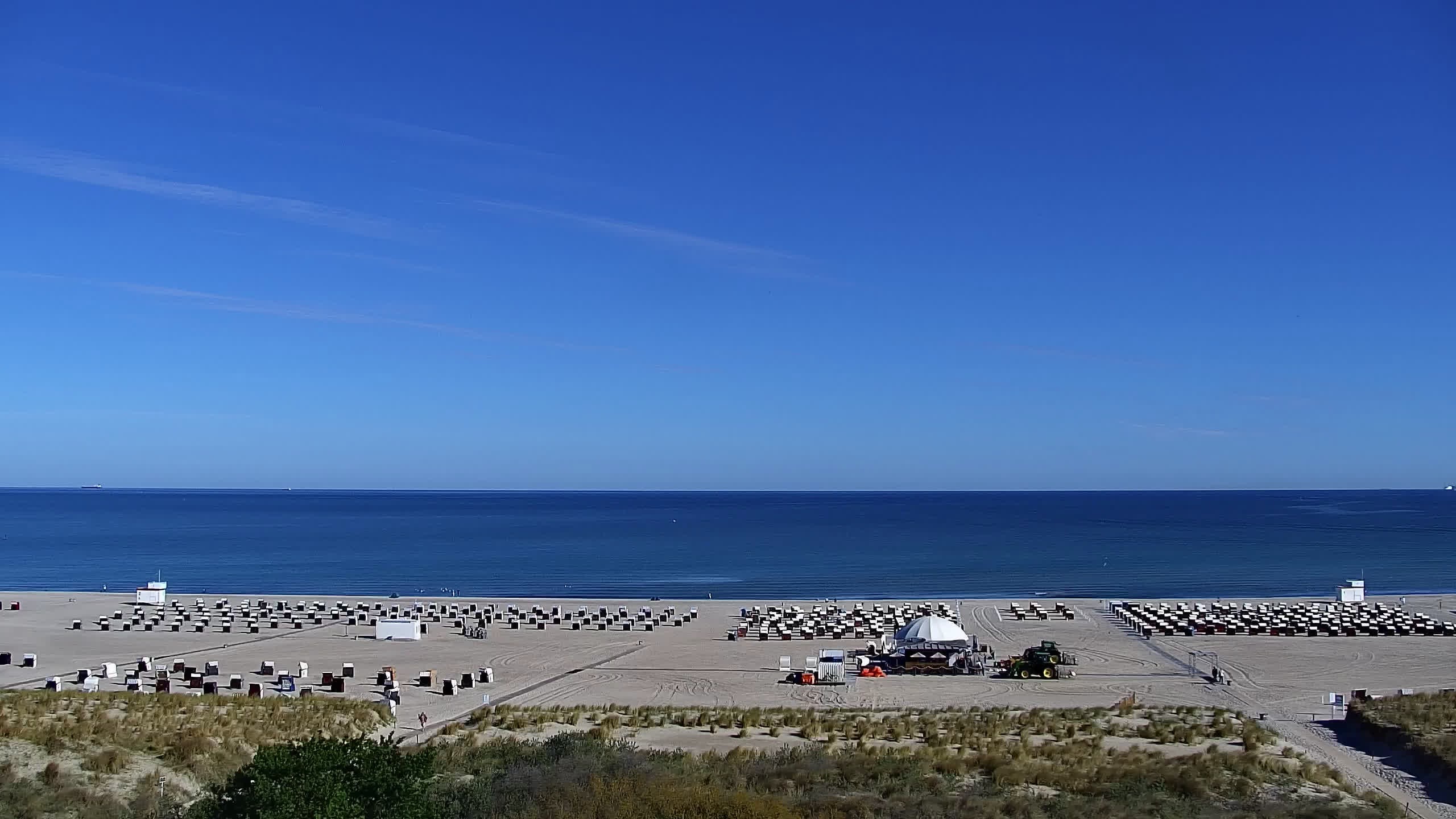 Archiv Foto Webcam Strand Warnemünde an der Ostsee