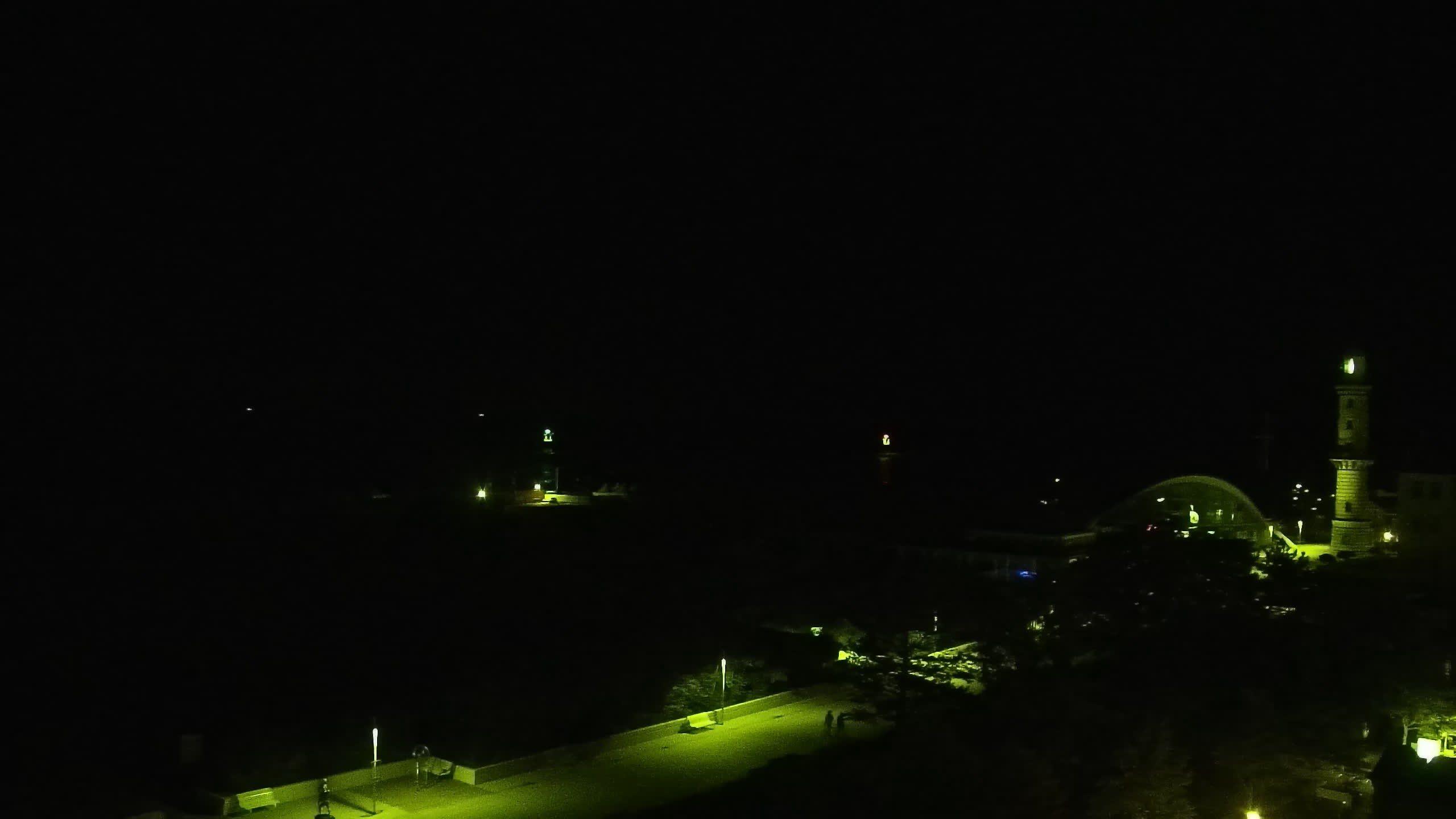 Archived image Webcam Warnemünde: Beach Hotel Hübner