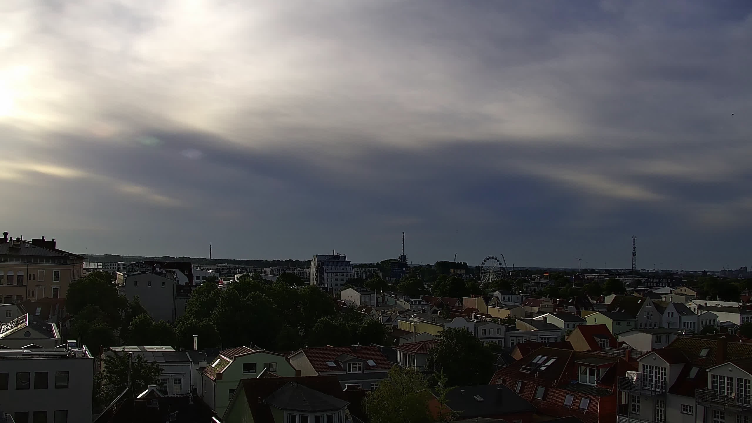 Archived image Webcam Warnemünde: Beach Hotel Hübner