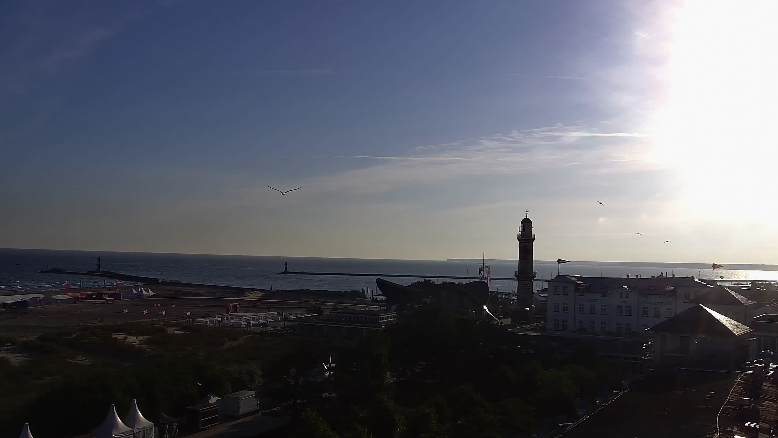 Archiv Foto Webcam Strand Warnemünde an der Ostsee