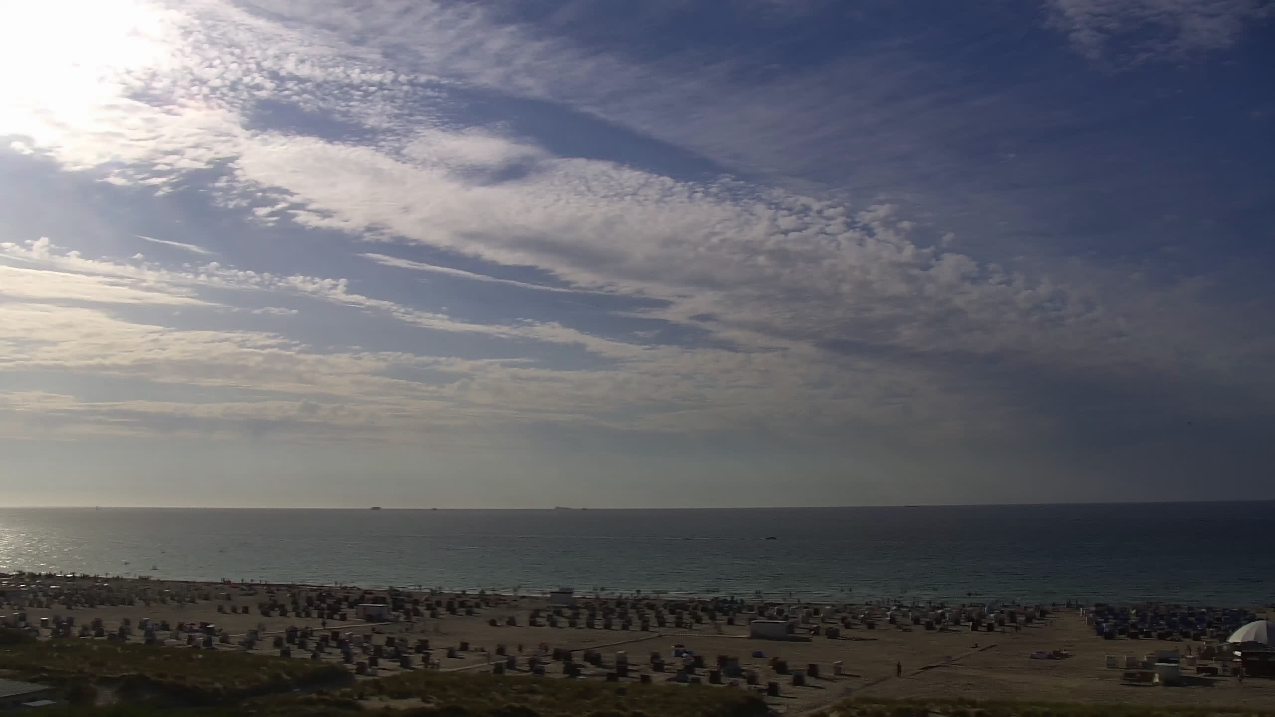 Archived image Webcam Warnemünde: Beach Hotel Hübner