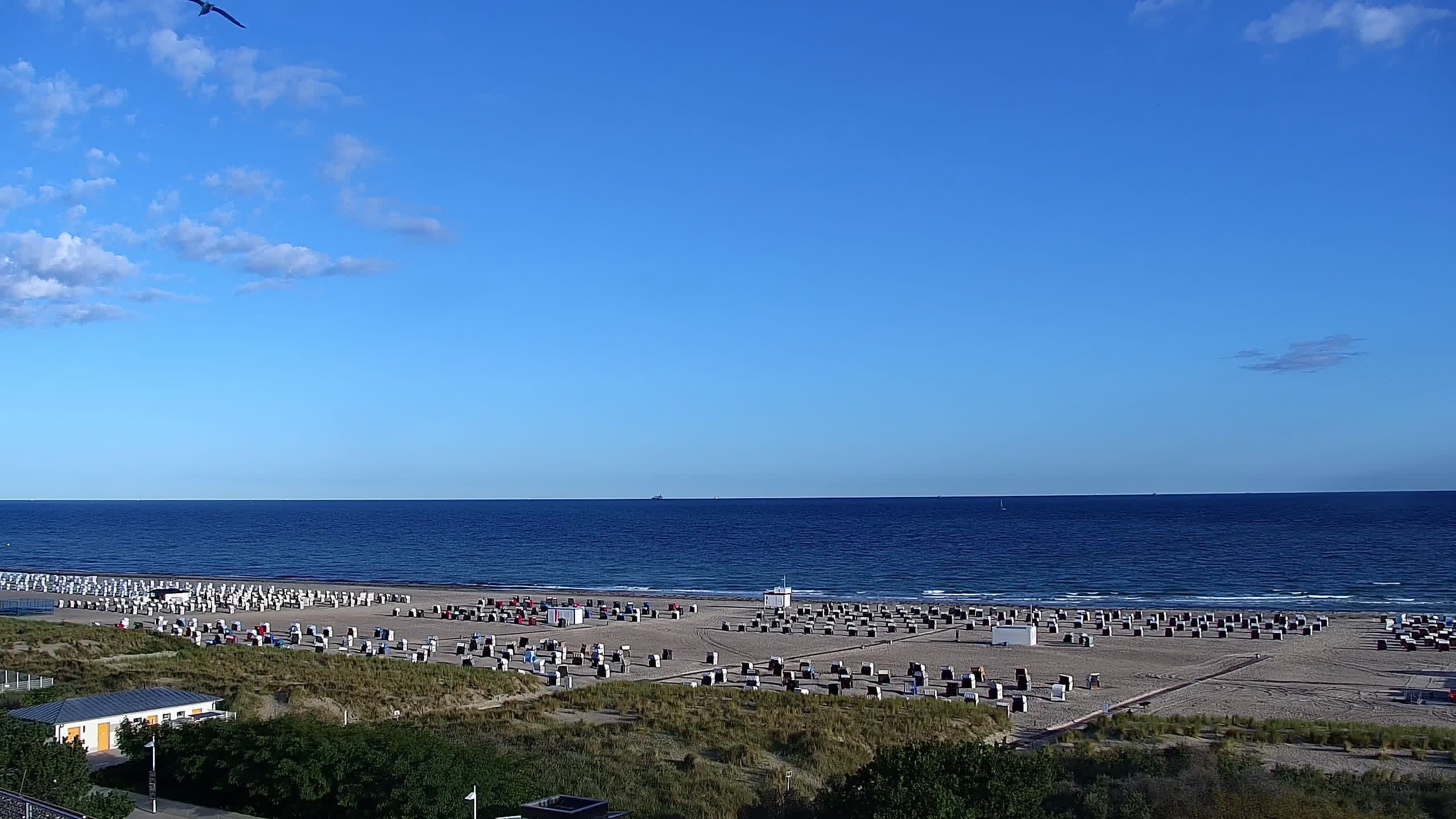 Archiv Foto Webcam Strand Warnemünde an der Ostsee