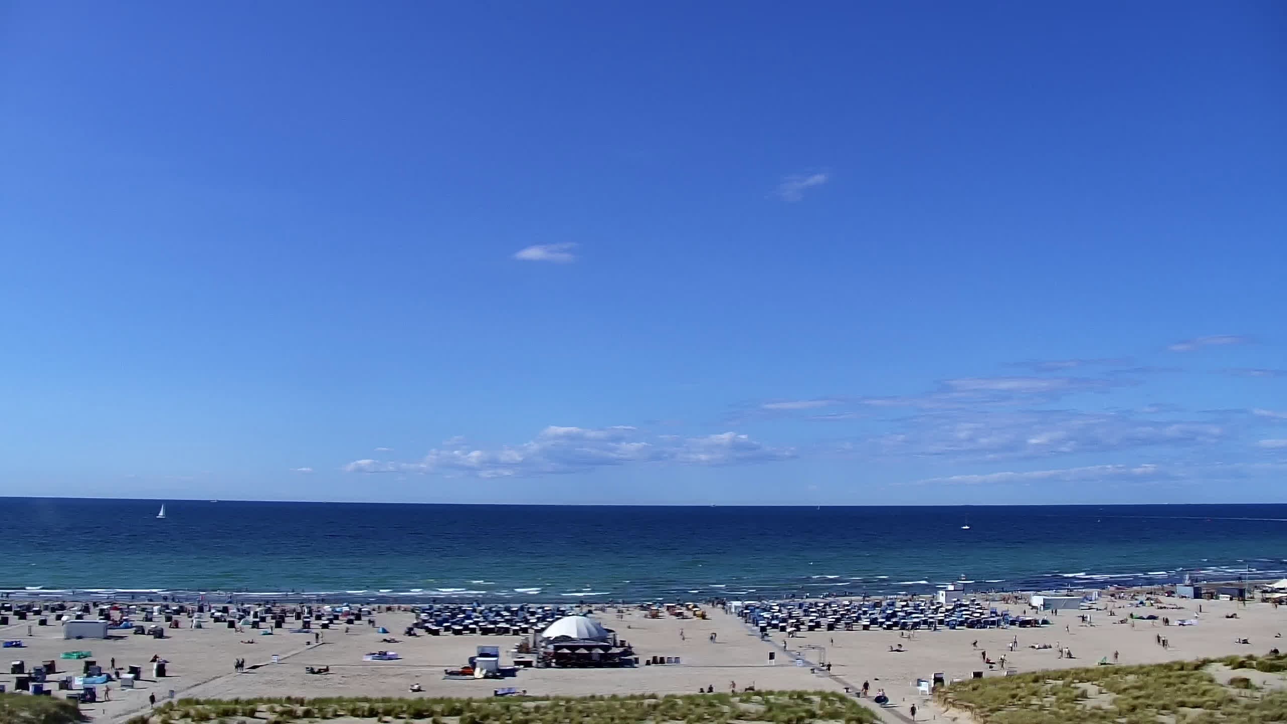 Archiv Foto Webcam Strand Warnemünde an der Ostsee