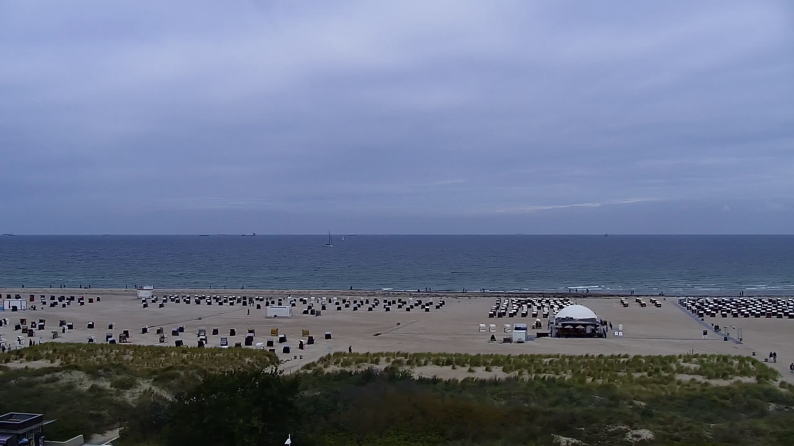 Archiv Foto Webcam Strand Warnemünde an der Ostsee