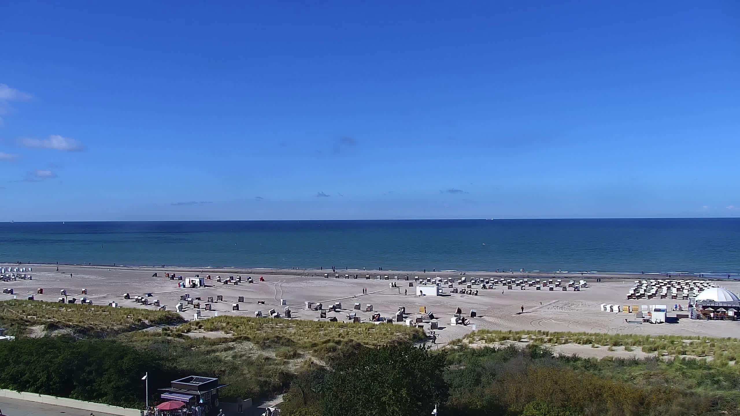 Archiv Foto Webcam Strand Warnemünde an der Ostsee