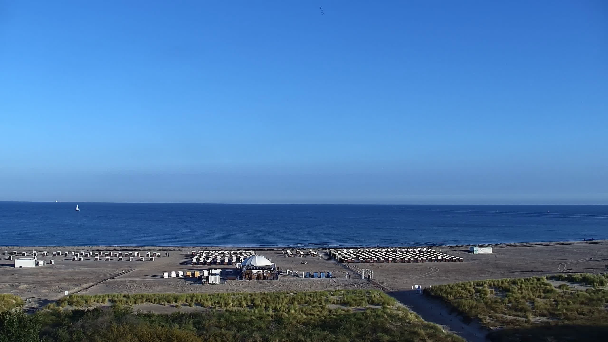 Archiv Foto Webcam Strand Warnemünde an der Ostsee