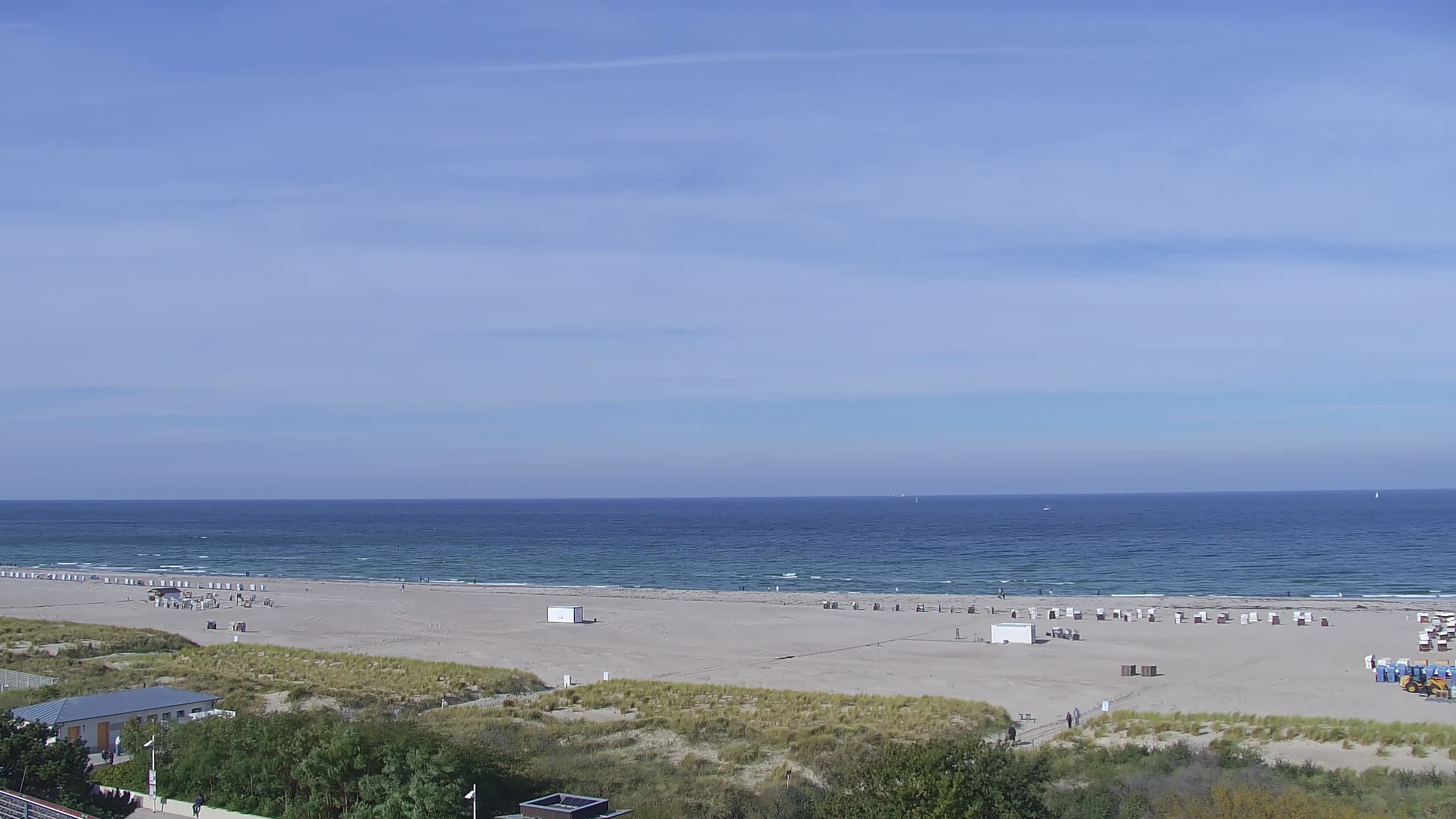 Archiv Foto Webcam Strand Warnemünde an der Ostsee