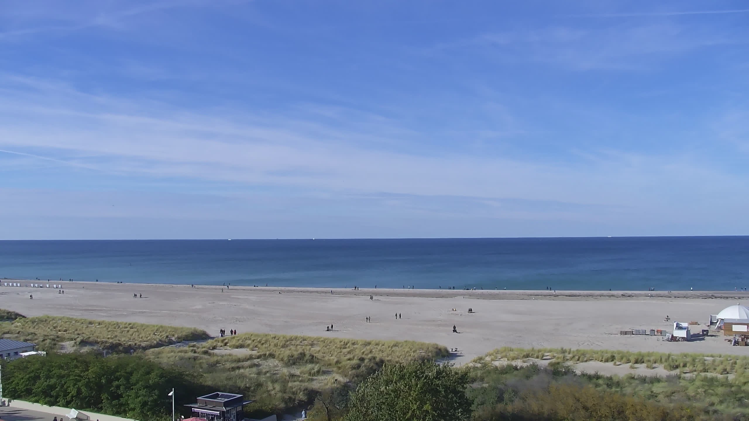 Archiv Foto Webcam Strand Warnemünde an der Ostsee