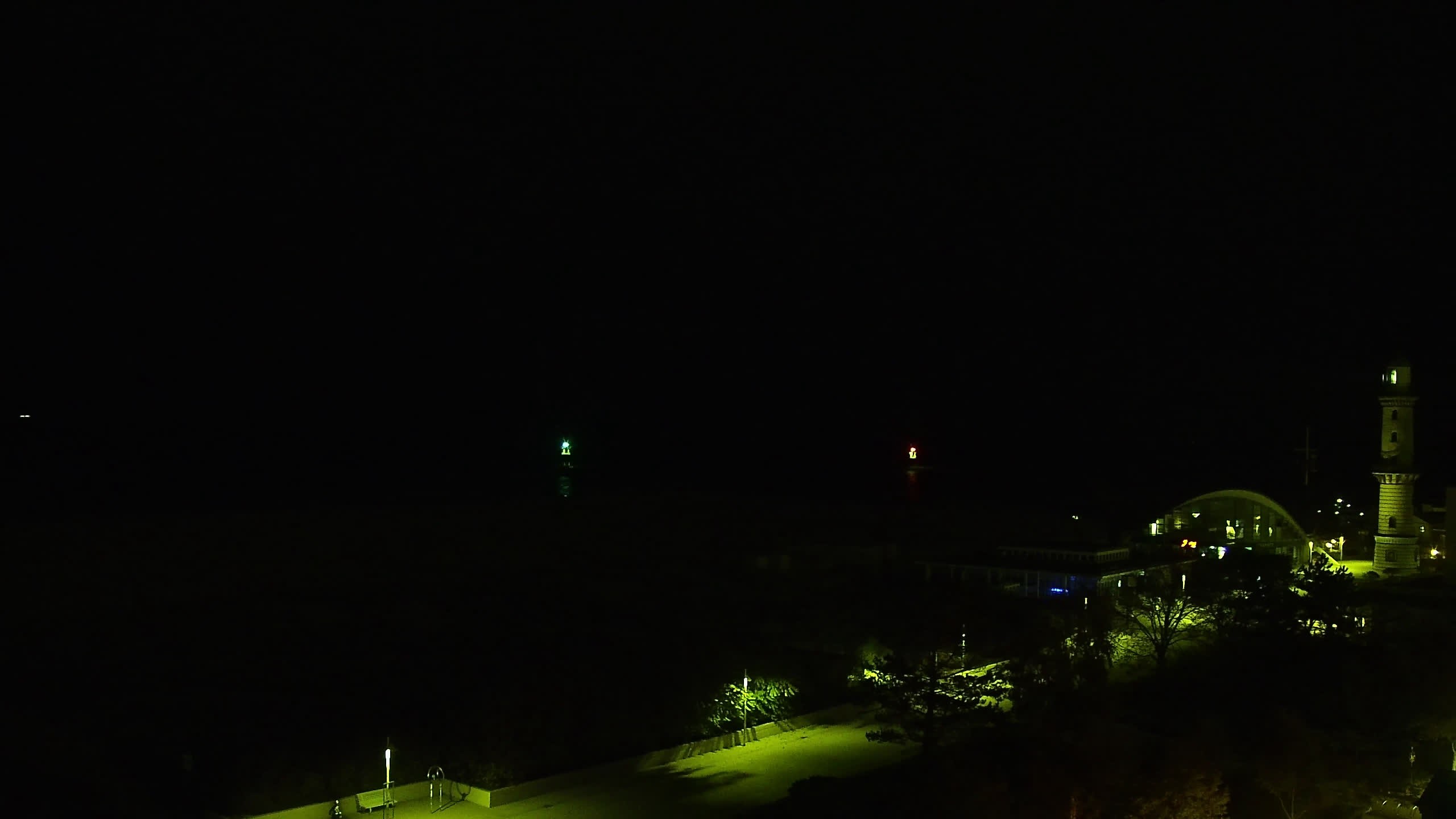 Archived image Webcam Warnemünde: Beach Hotel Hübner