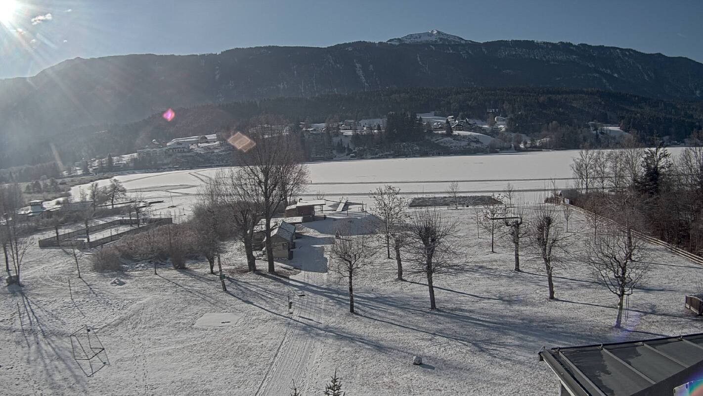 Archiv Foto Webcam Schluga: Campingplatz und Strandbad
