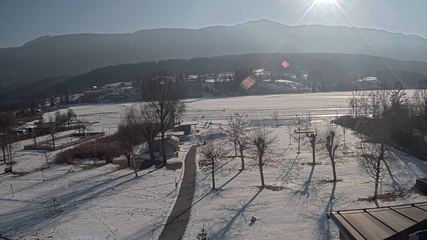 Archiv Foto Webcam Schluga: Campingplatz und Strandbad