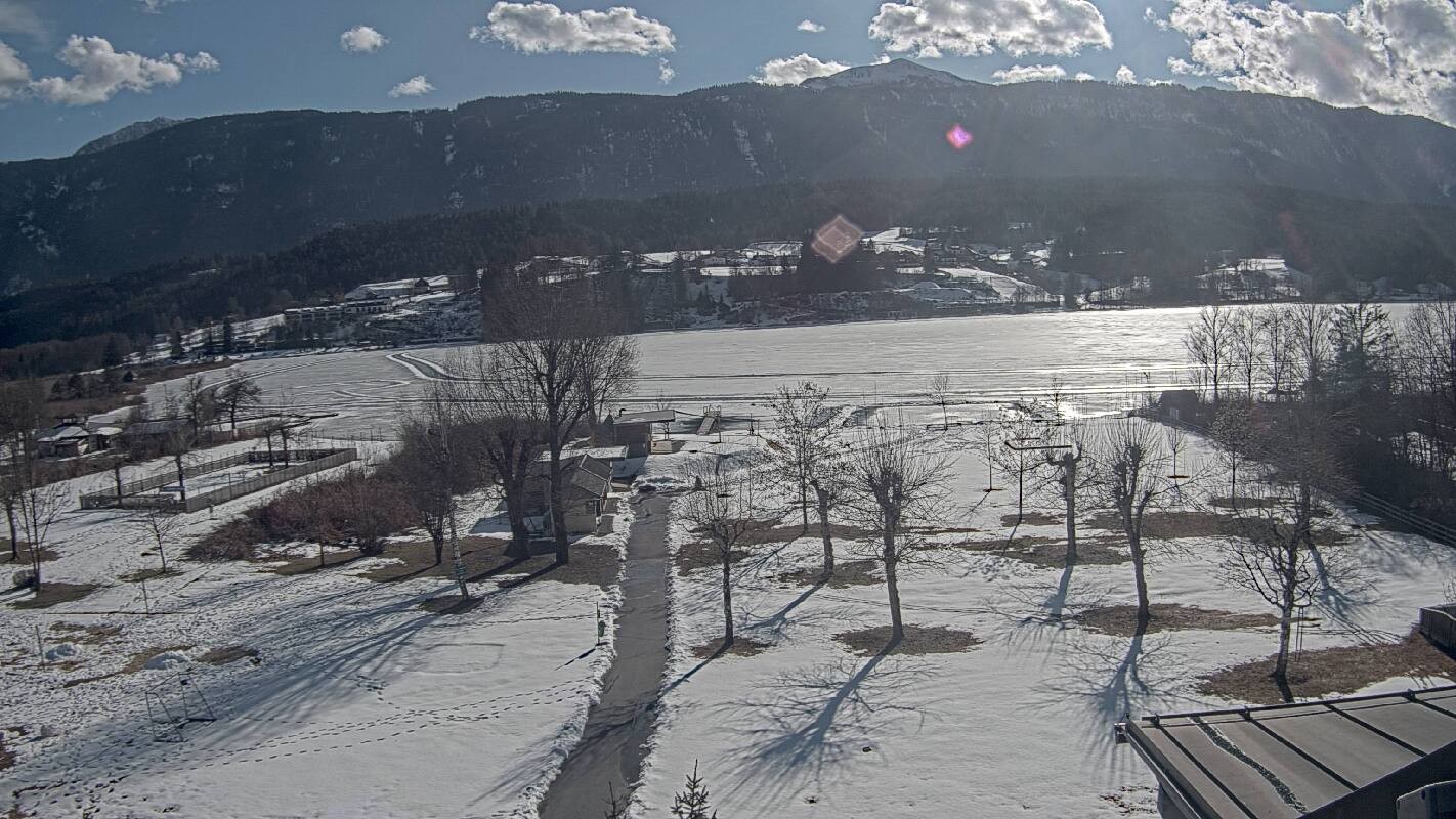 Archived image Webcam Schluga bathing beach and camping site