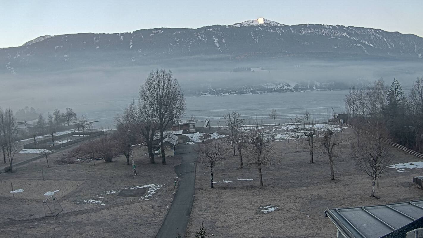 Archived image Webcam Schluga bathing beach and camping site