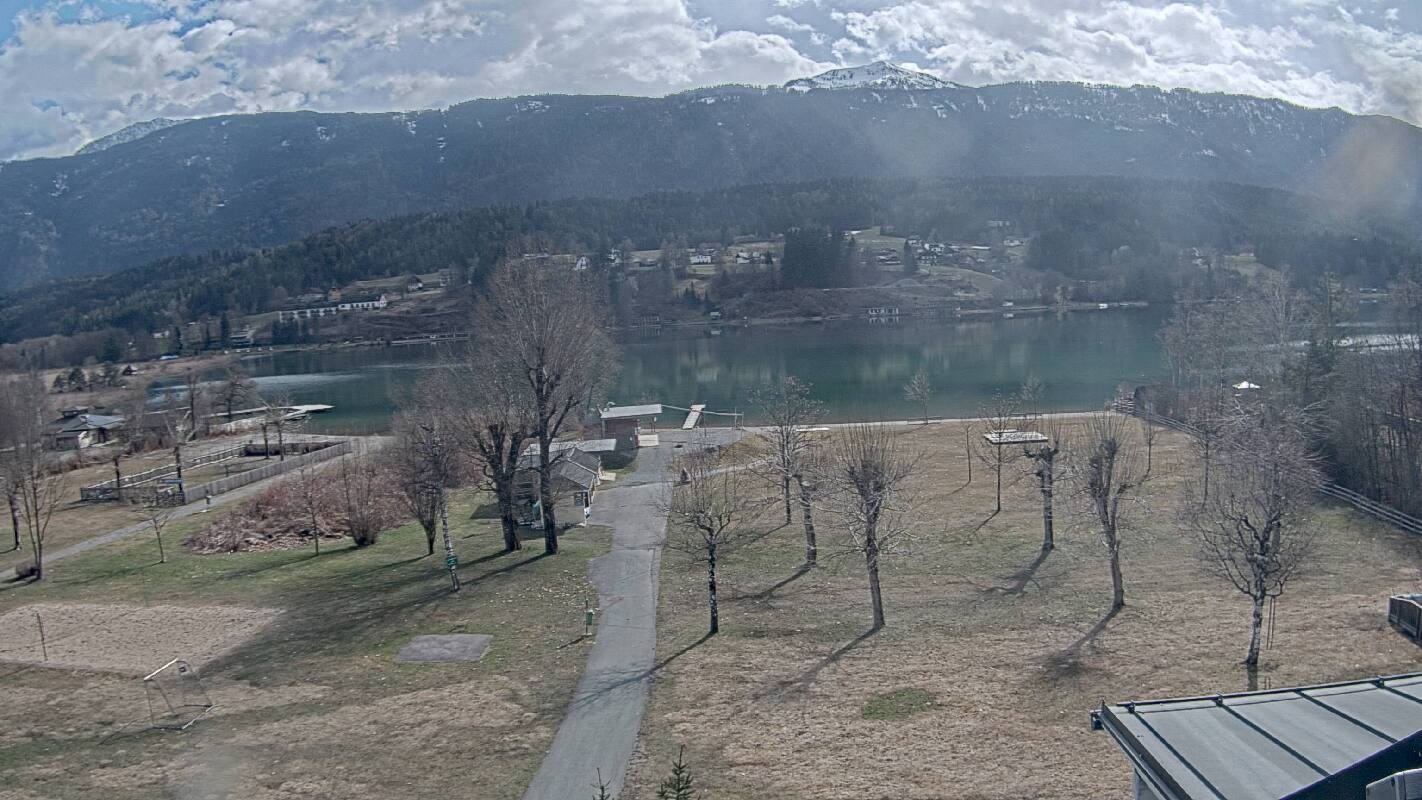 Archiv Foto Webcam Schluga: Campingplatz und Strandbad