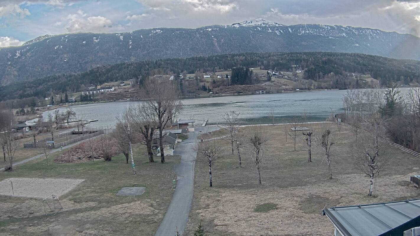 Archiv Foto Webcam Schluga: Campingplatz und Strandbad