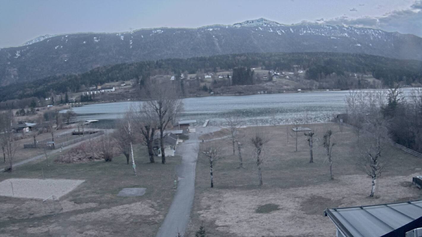 Archiv Foto Webcam Schluga: Campingplatz und Strandbad