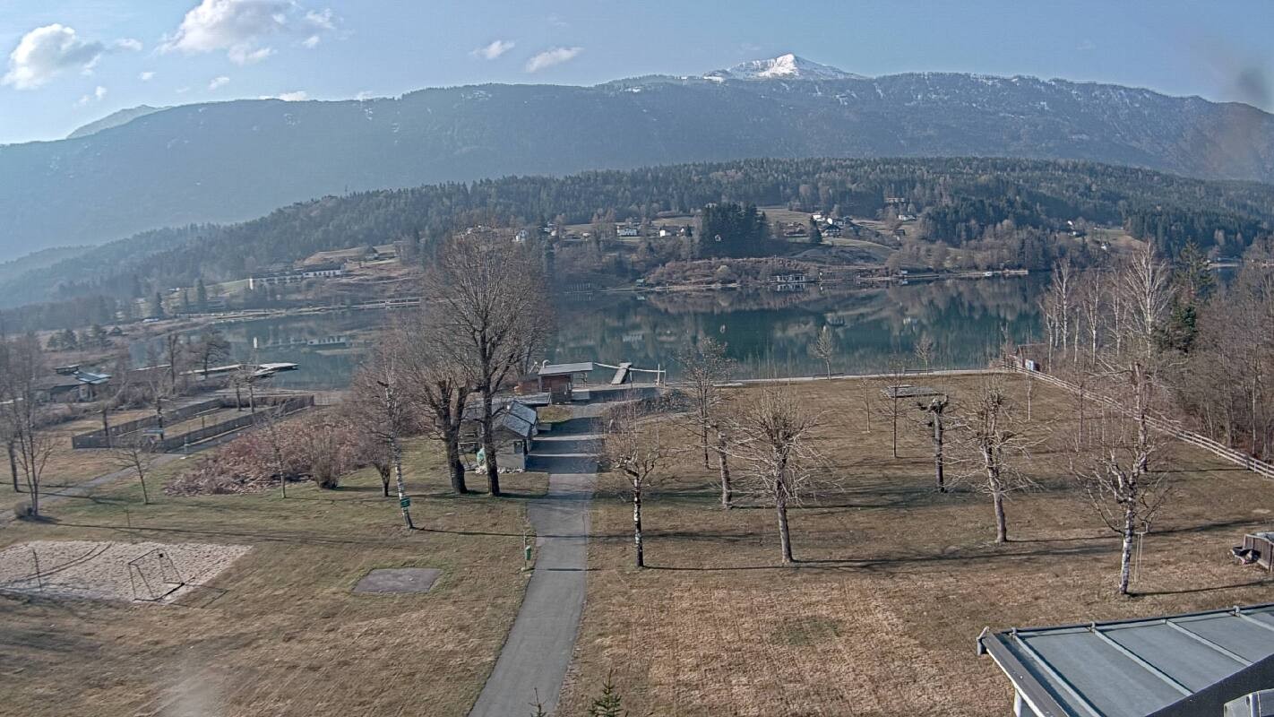 Archiv Foto Webcam Schluga: Campingplatz und Strandbad