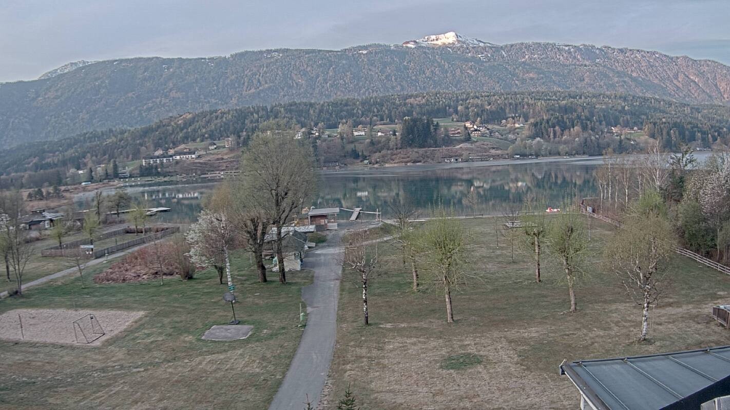 Archiv Foto Webcam Schluga: Campingplatz und Strandbad