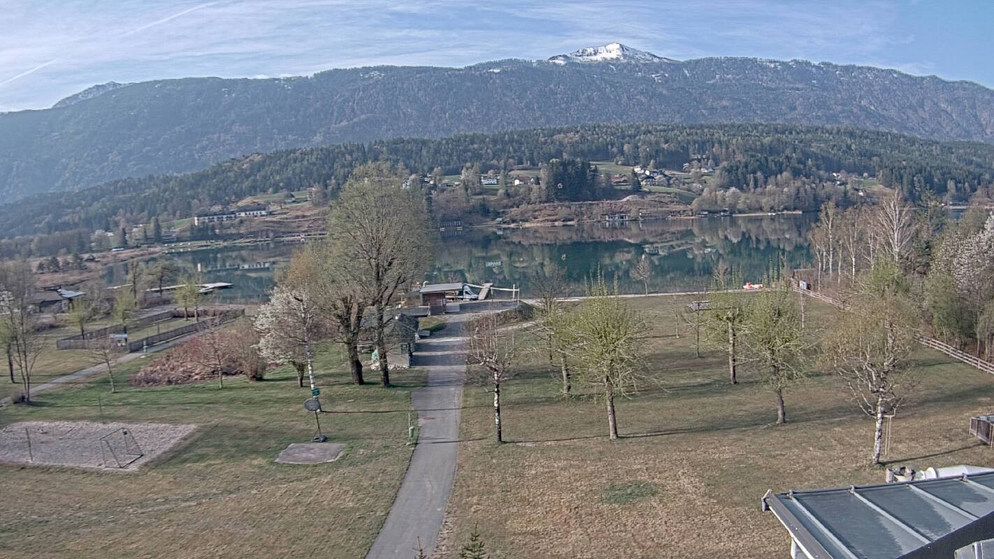 Archiv Foto Webcam Schluga: Campingplatz und Strandbad