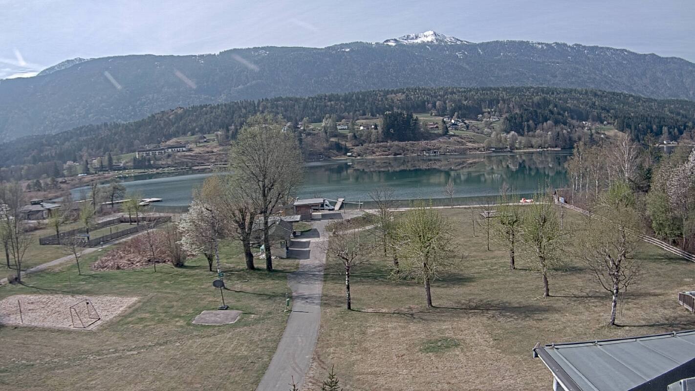 Archiv Foto Webcam Schluga: Campingplatz und Strandbad