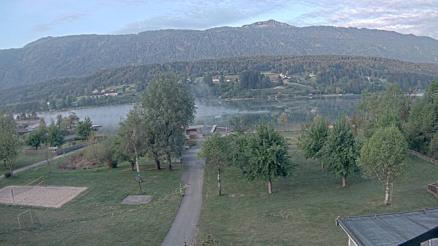 Archiv Foto Webcam Schluga: Campingplatz und Strandbad