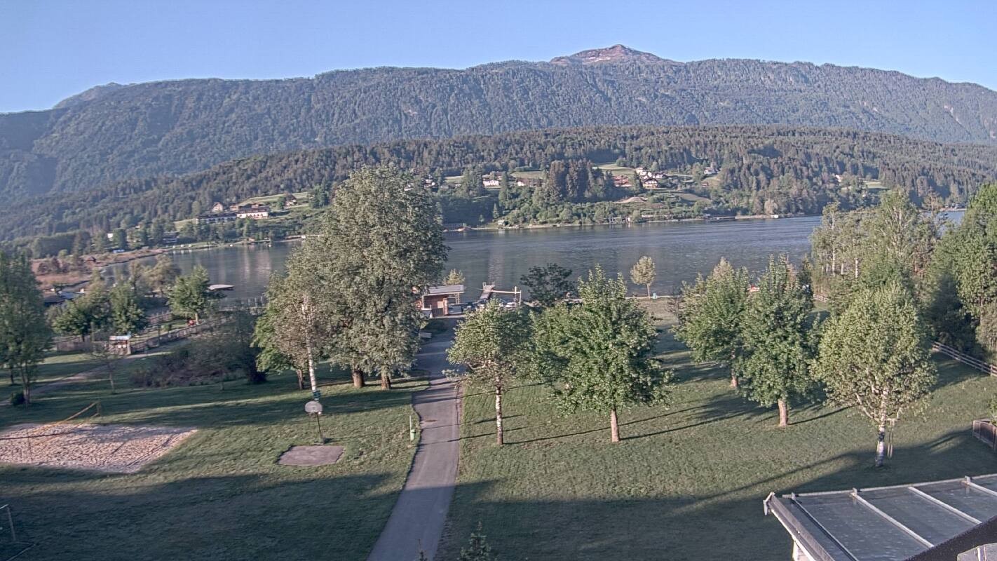Archiv Foto Webcam Schluga: Campingplatz und Strandbad