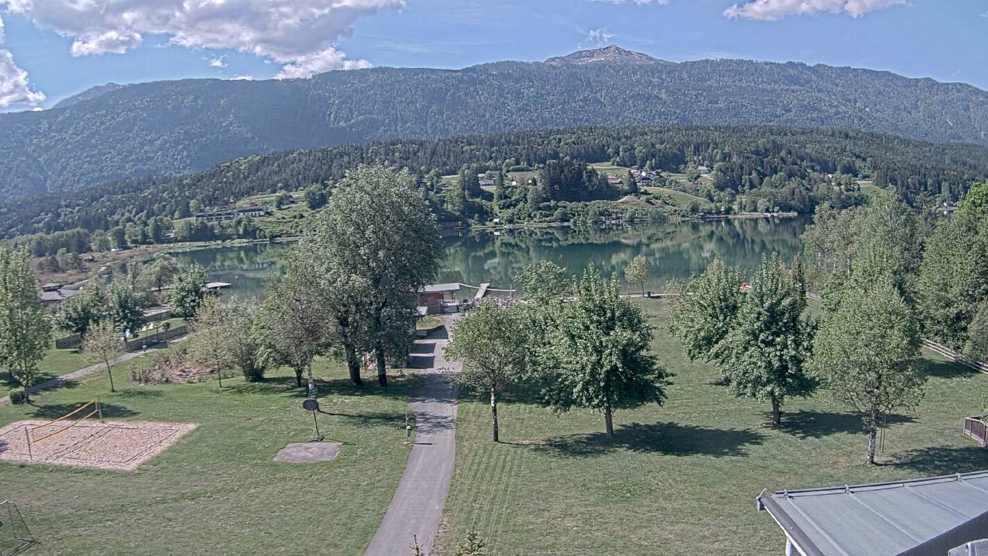 Archiv Foto Webcam Schluga: Campingplatz und Strandbad