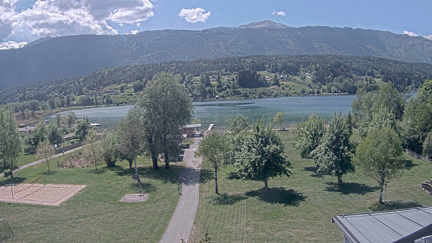 Archiv Foto Webcam Schluga: Campingplatz und Strandbad
